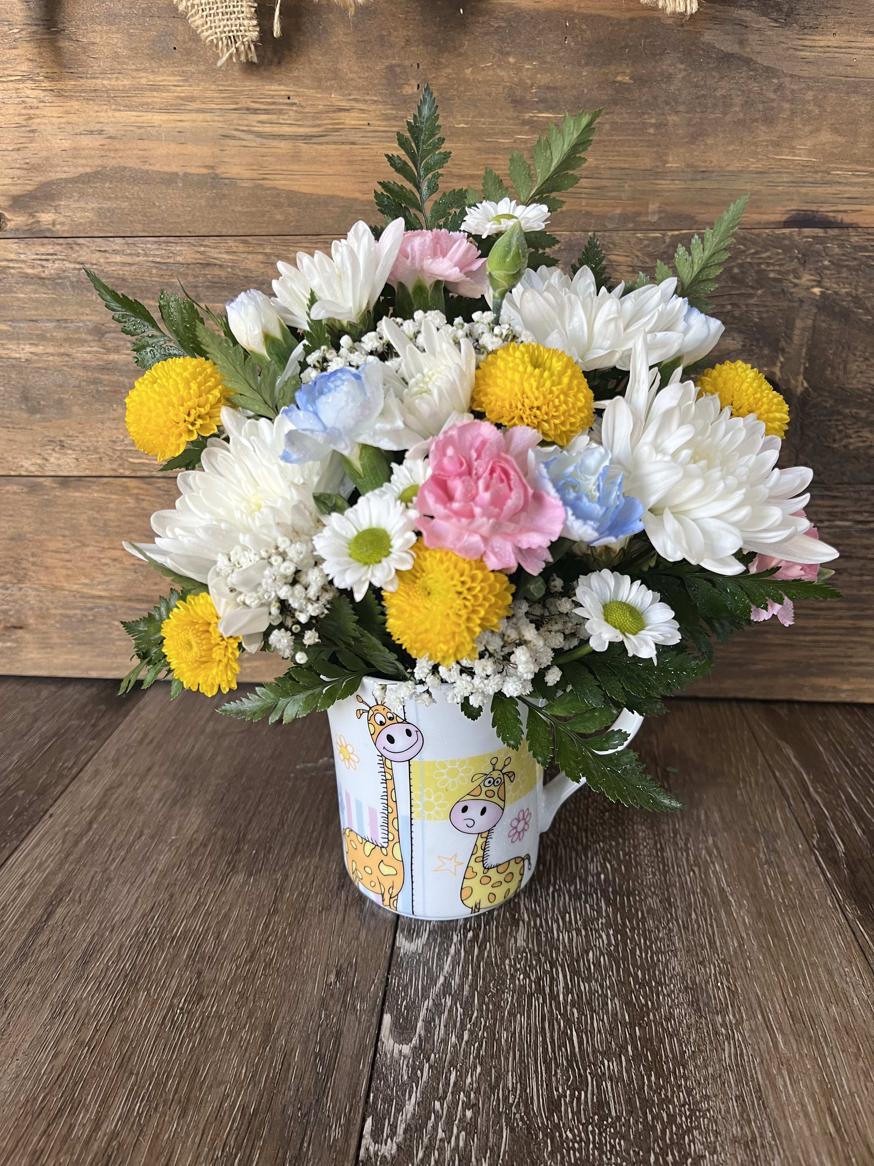 Welcome Baby - This cute new baby mug is perfect to welcome a baby boy or girl! 