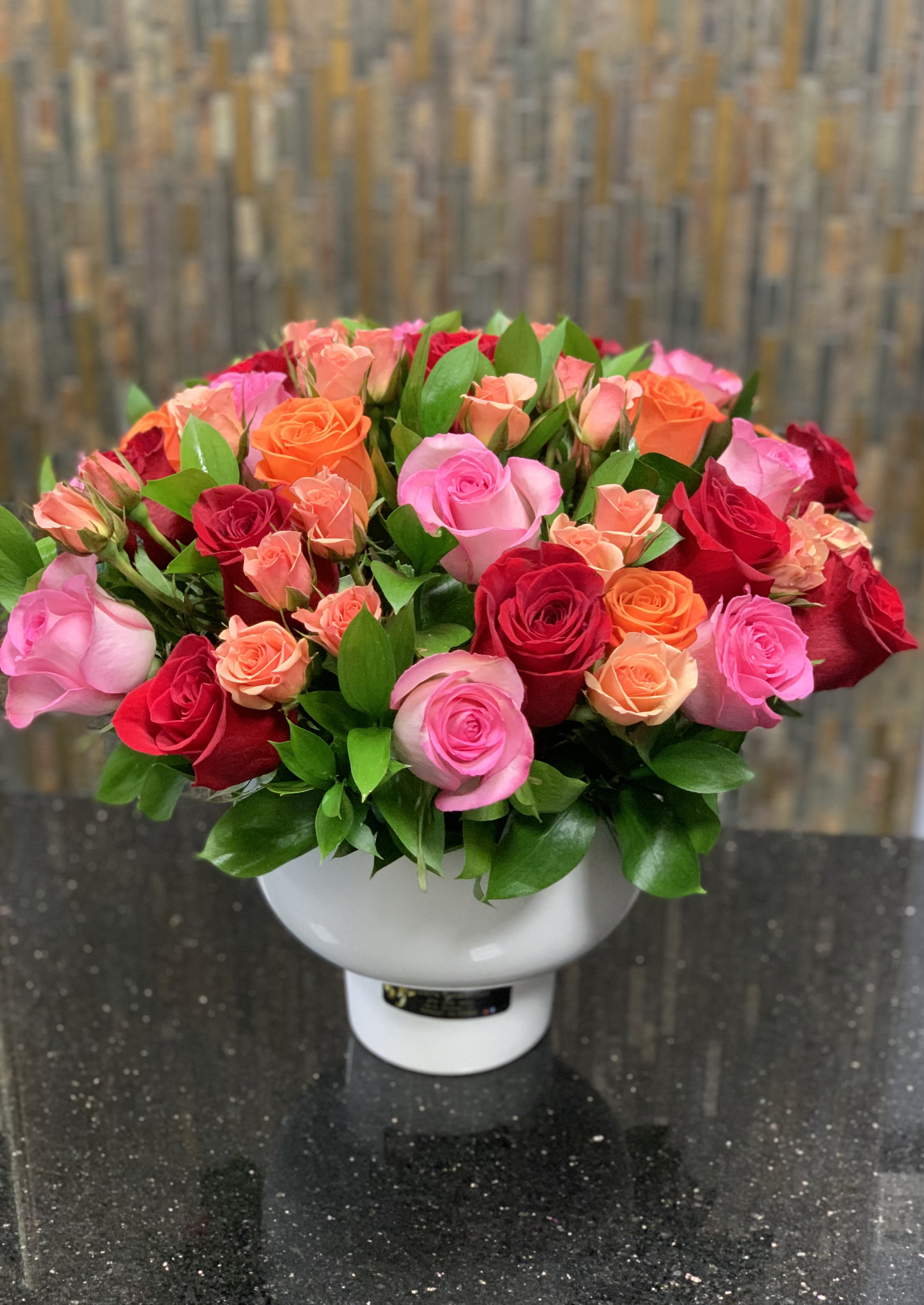 Celebrating Mom - Celebrating Mom Arrangement In VASE