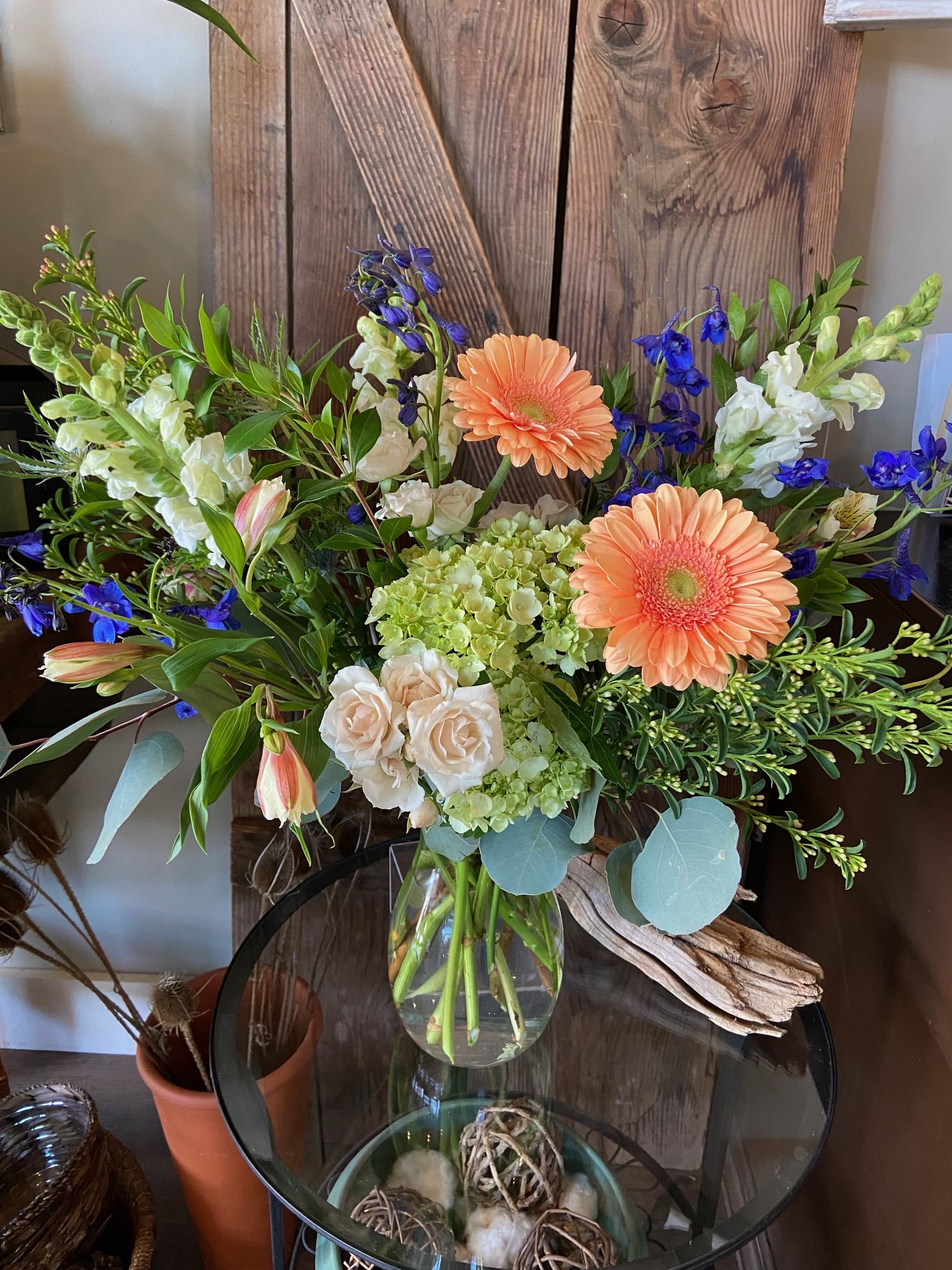 Sweetheart Spring Mix - Tall and showy assortment of springy blooms your sweetheart will love. **COLORS/ FLOWERS may vary.