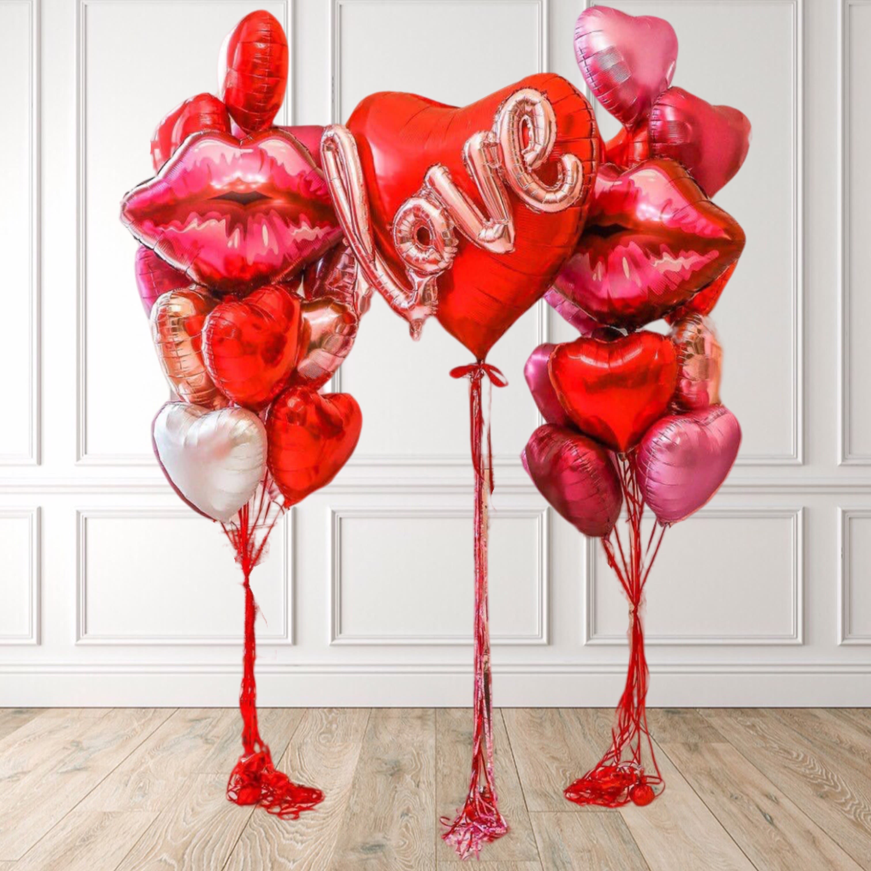 «Filled with love» balloon set  - Filled with love.
