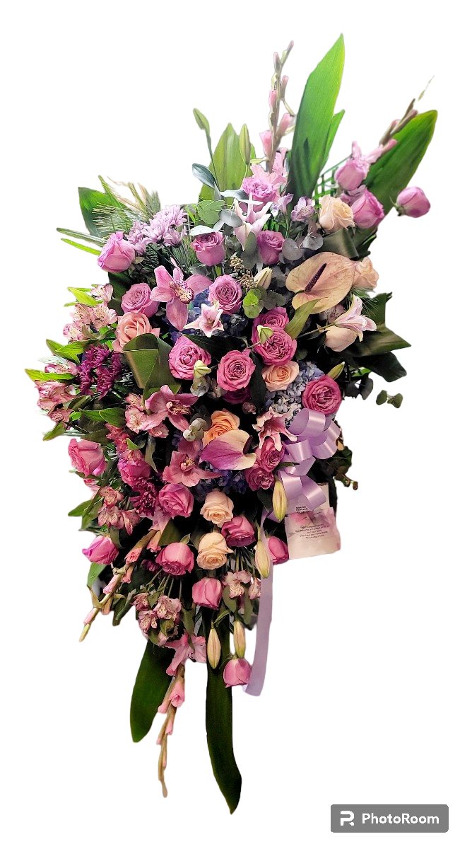 Pink Tribute Pink Tribute - Splendid pink, hot pink and light pink flowers such as roses, gladioli, carnations, lilies, anthurium,alstroemeria