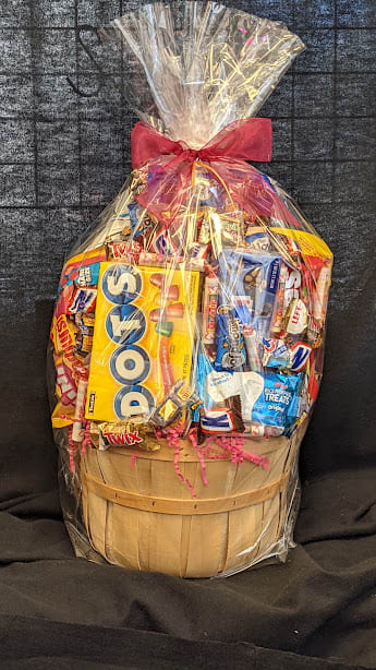 Get Better candy basket. - Premium Candy carefully placed in a basket and delivered. 