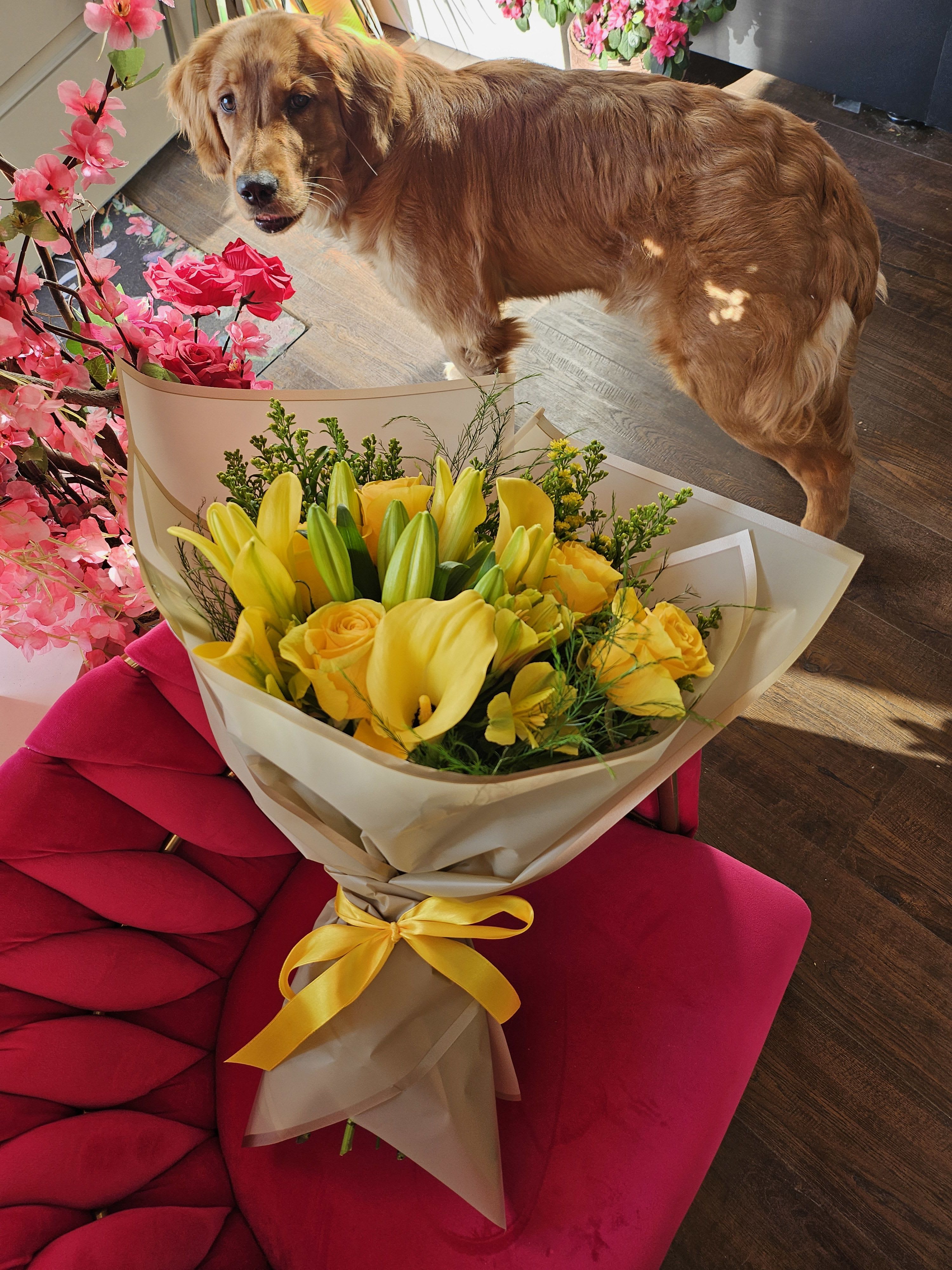 Sunny Days - All yellow floral mix