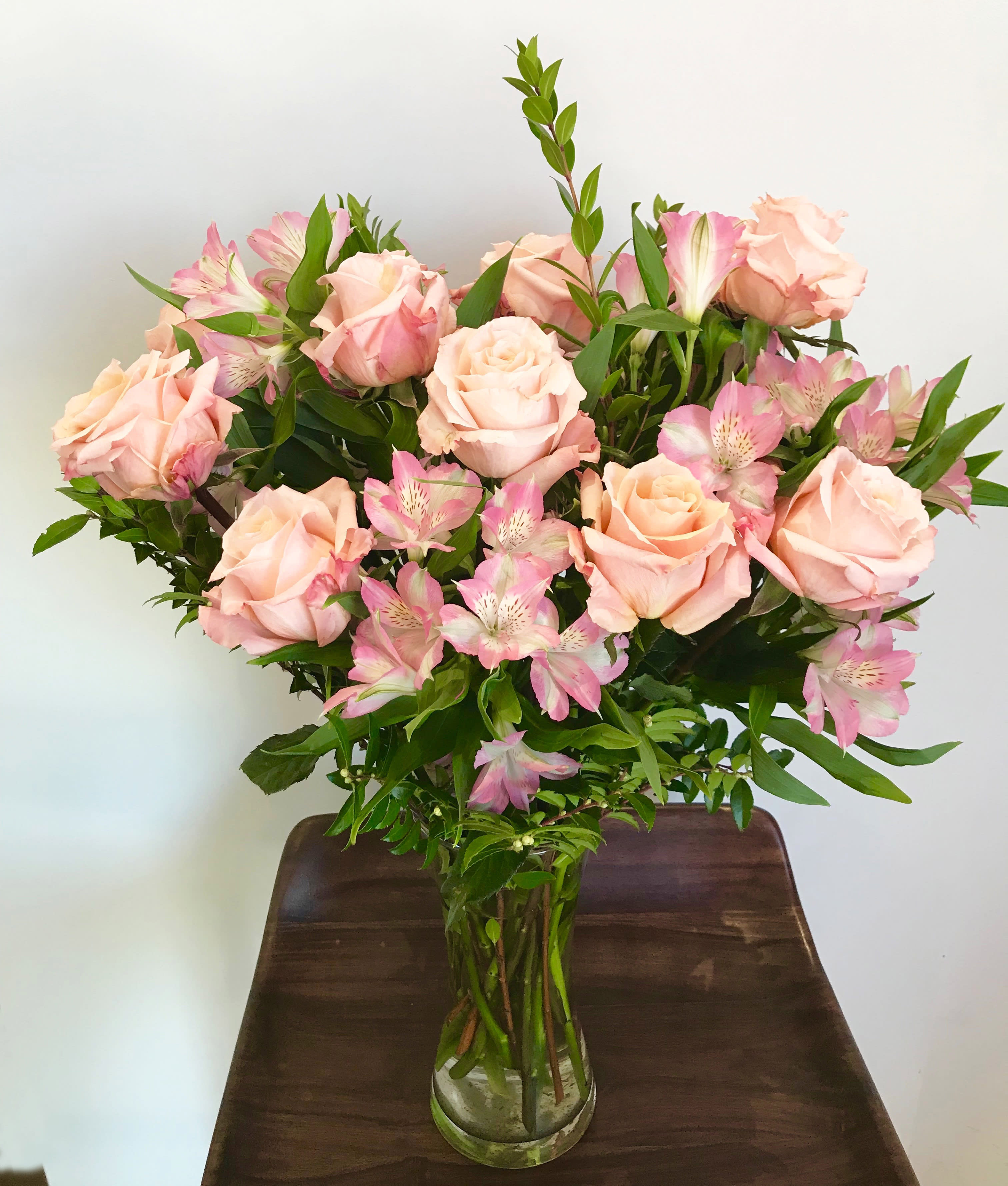 Mother of Pearl Roses - Mother of Pearl Roses are larger than traditional roses.  Beautiful blush pink with subtle copper tone.  True show stoppers.  