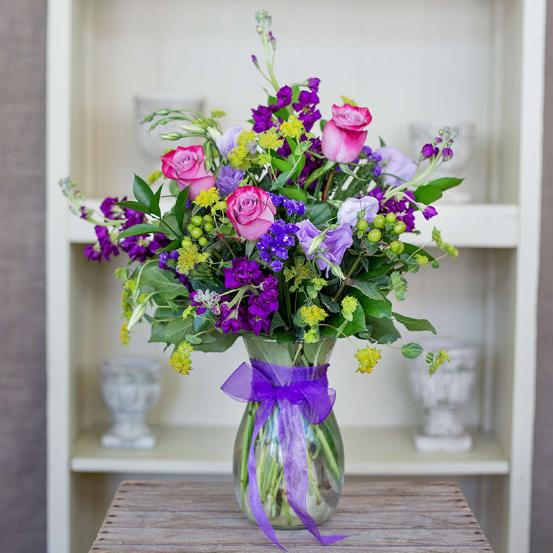 Purple Haze By Kokee Purple Haze By Kokee - A mixed assortment of beautiful purple flowers.