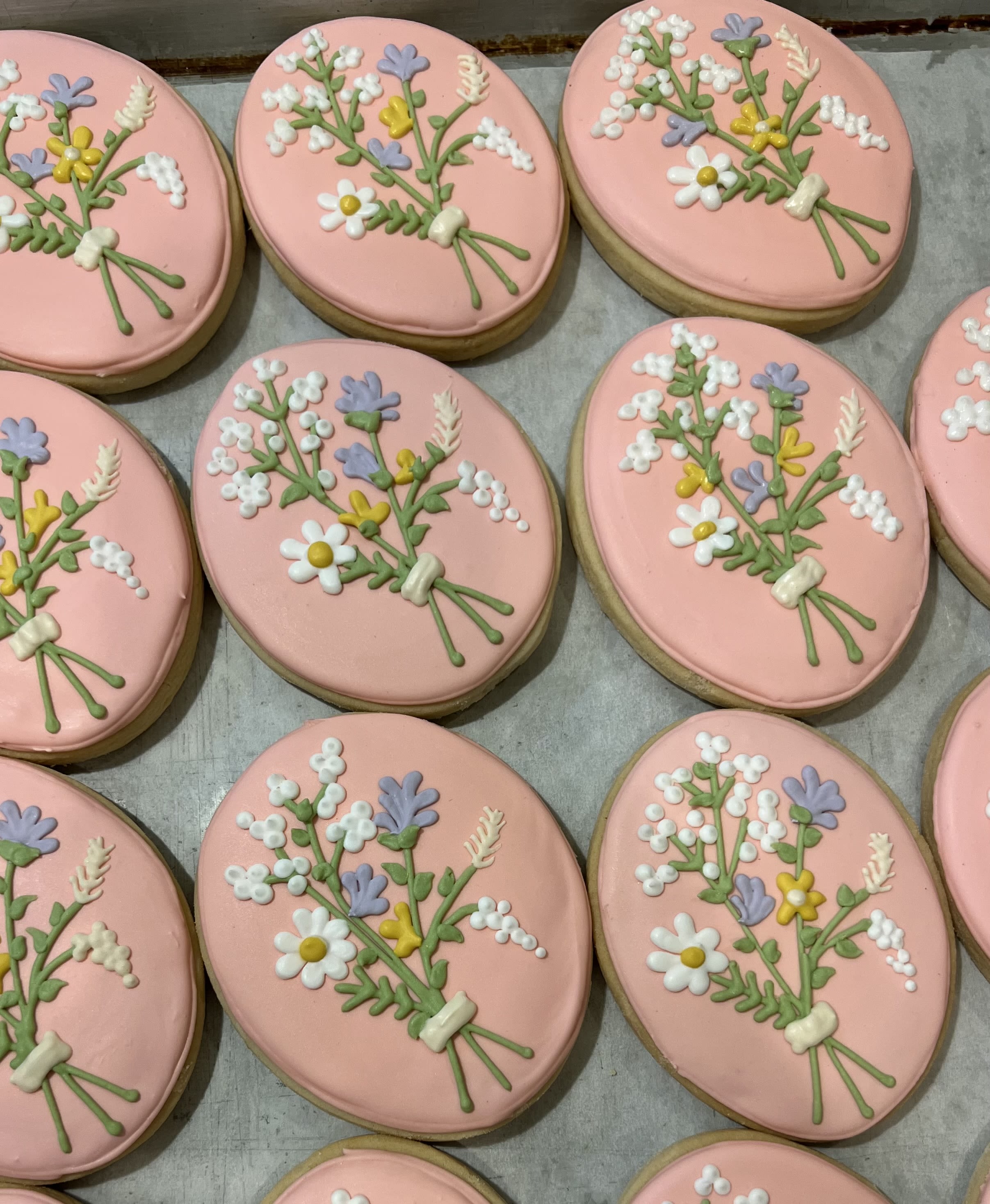 The Breadbox-Tina’s Creations - Classic Vanilla Shortbread with Royal icing-Handmade Cookie