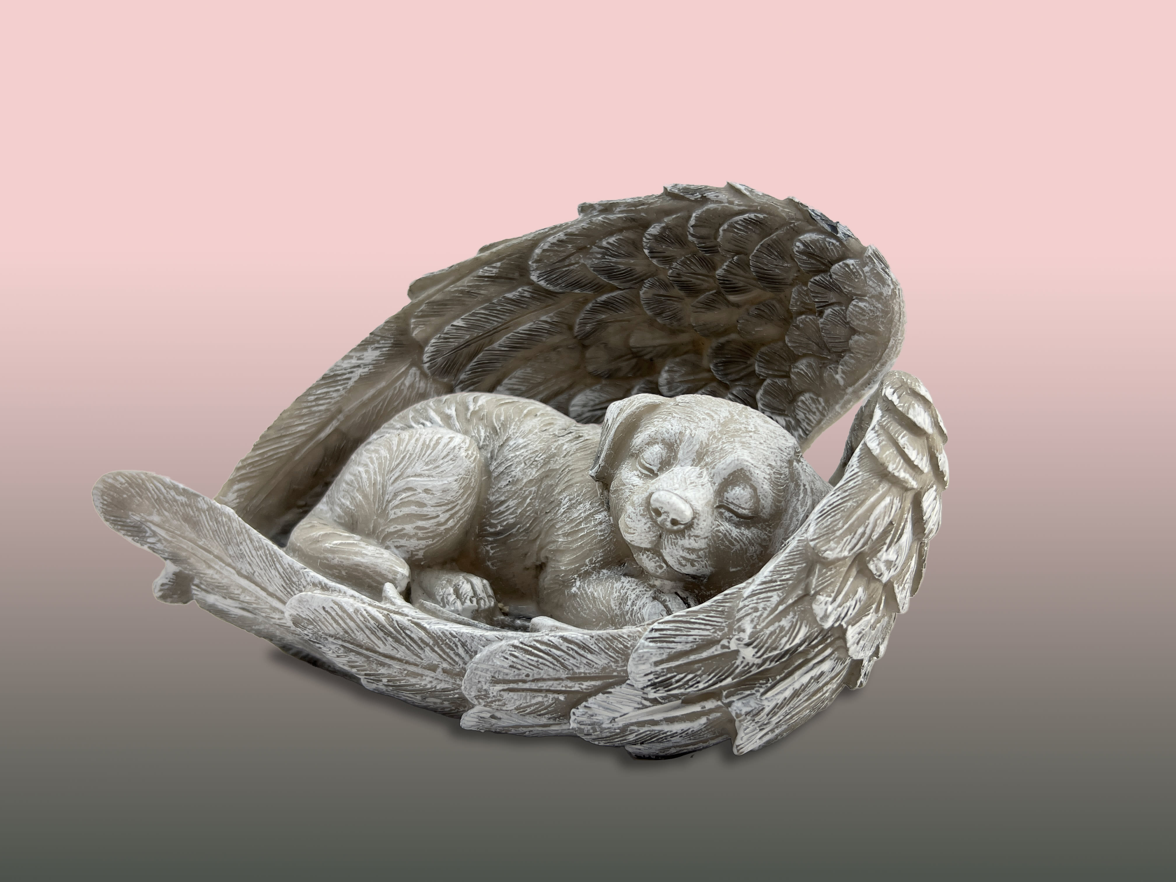 Angel Dog - Approx 8.5&quot; (21.59cm) L x 4&quot;(10.16cm) W x 5.5&quot;(13.97cm) H Can be purchased with an arrangement