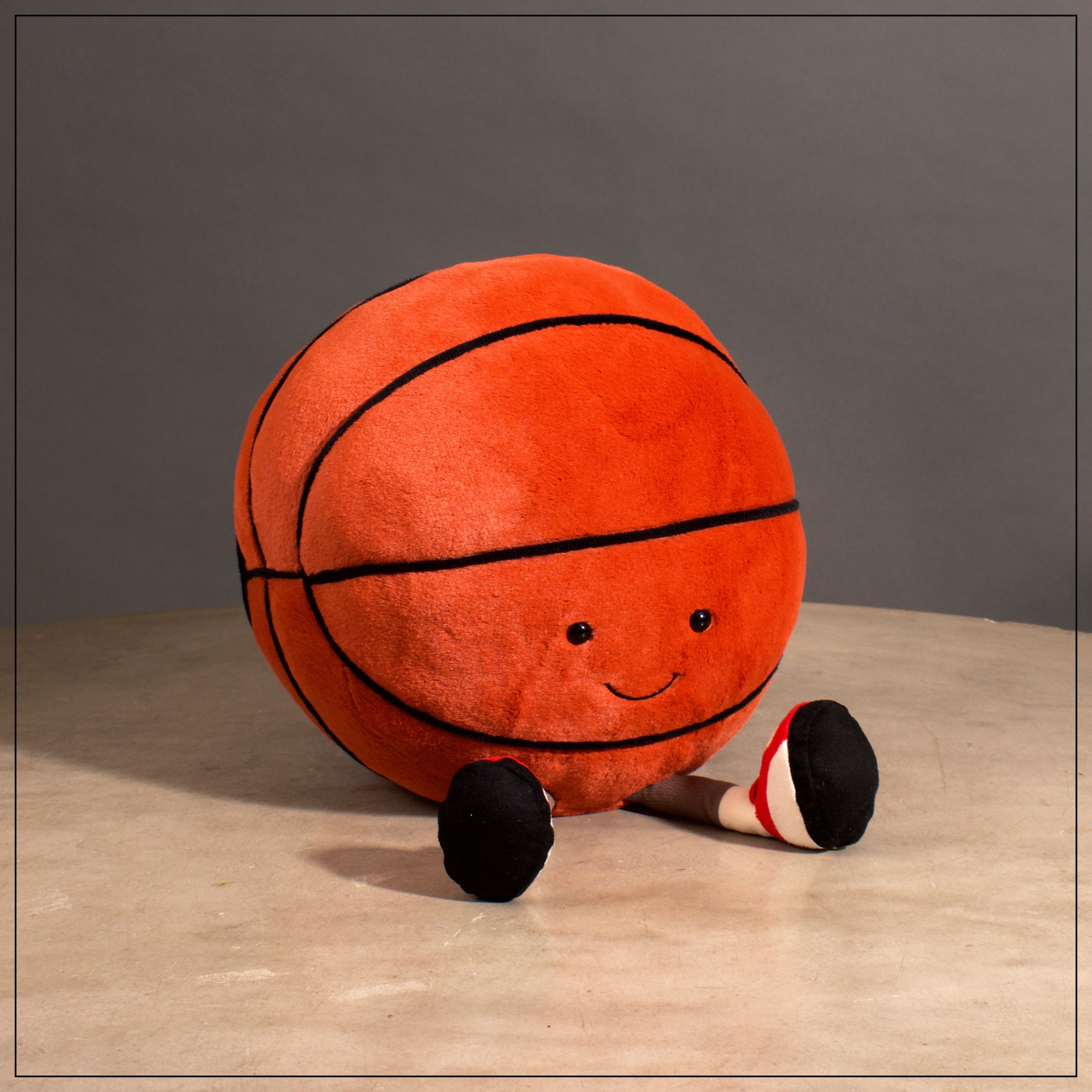 Jellycat Brand Amuseables Basketball - JellyCat brand plush. The softest, most cuddly animals around.