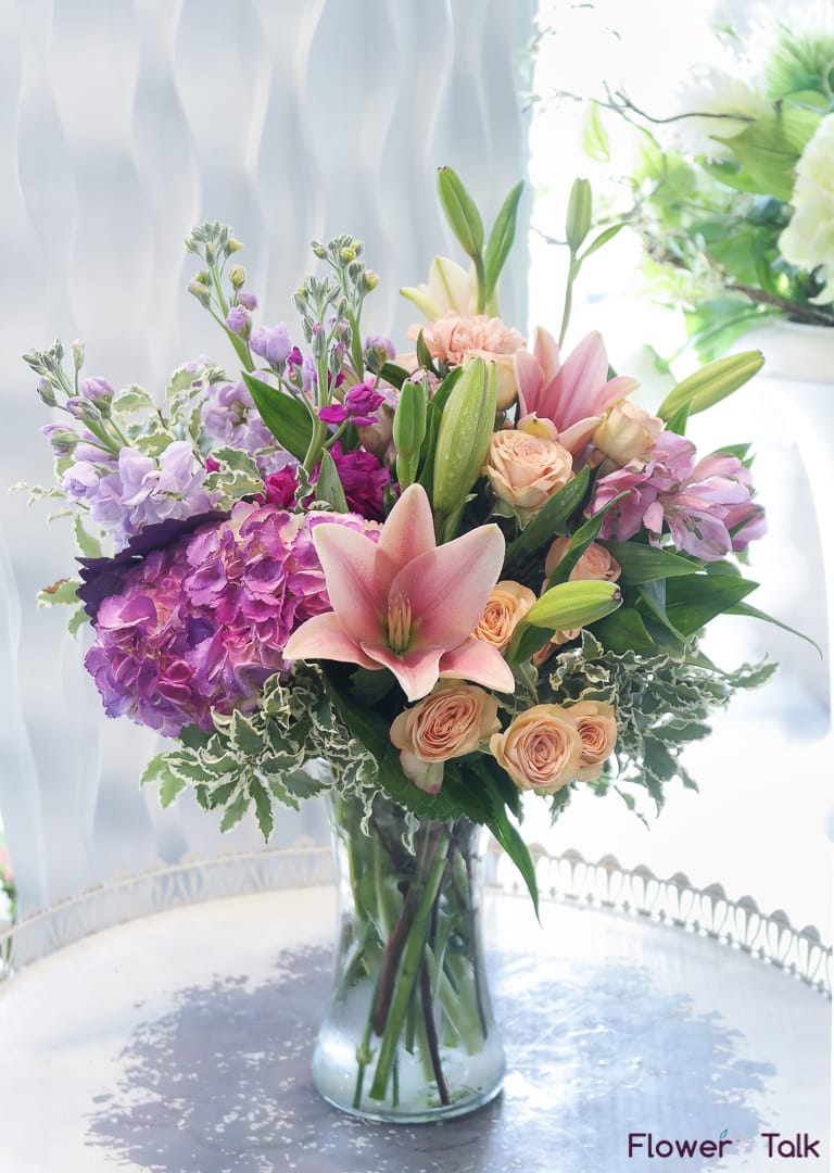 Flower Talk's Spring Melody Bouquet Flower Talk's Spring Melody Bouquet - A beautiful spring arrangement to send on any happy occasion!
