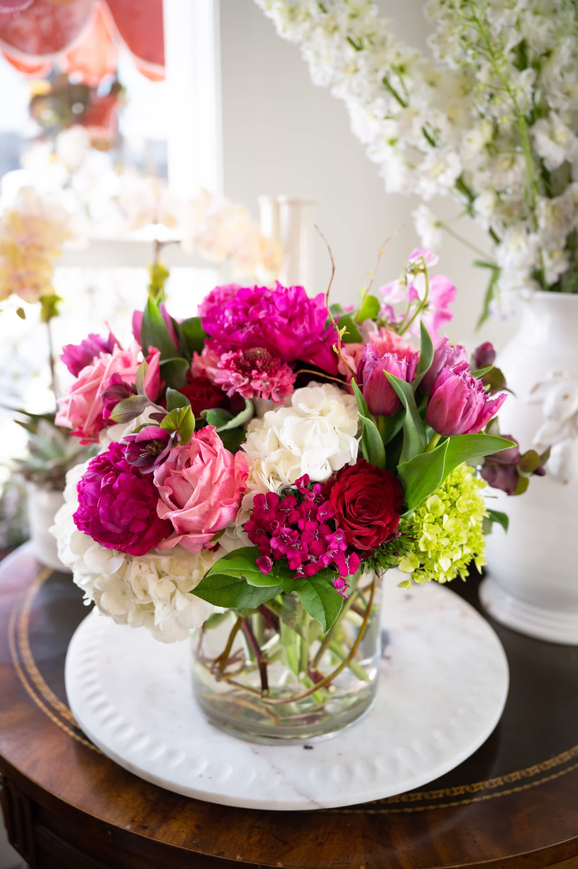 Hot Mama - Hot pink colored flowers