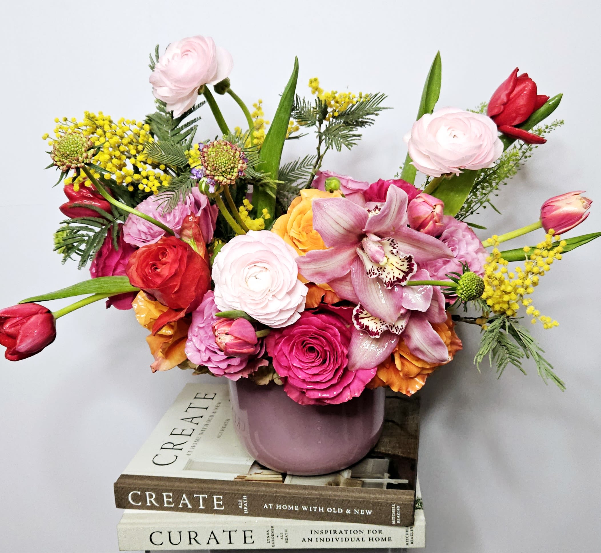 Sweet Heart - Is your sweet heart as sweet as a flower?  As pretty as one too?  Fill her home with this beautiful bouquet and her heart with love!  Packed with all the good stuff - hydrangea, garden roses, tulips, orchids and more! Flower Delivery Fort Worth Texas.  