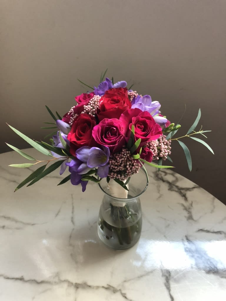 Prom Custom Mini Bouquet  - Designer's choice Boutonniere.  Please contact us at (267)528-9505 for any custom order requests.  Additional fee applying for a special or rare flowers. Please order at least 48 hours in advance. 