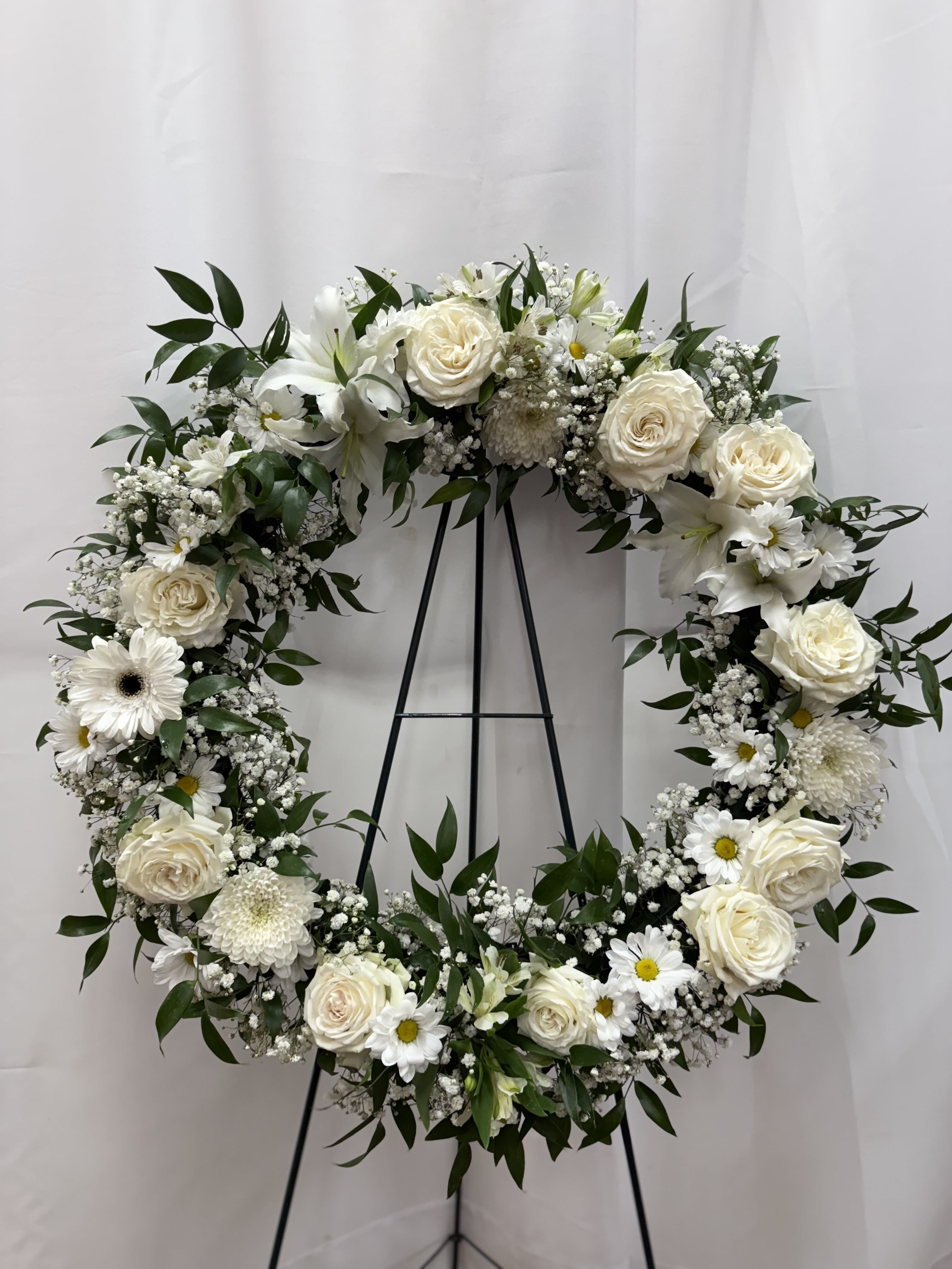 Sympathy wreath Sympathy wreath - A beautiful addition to the funeral.