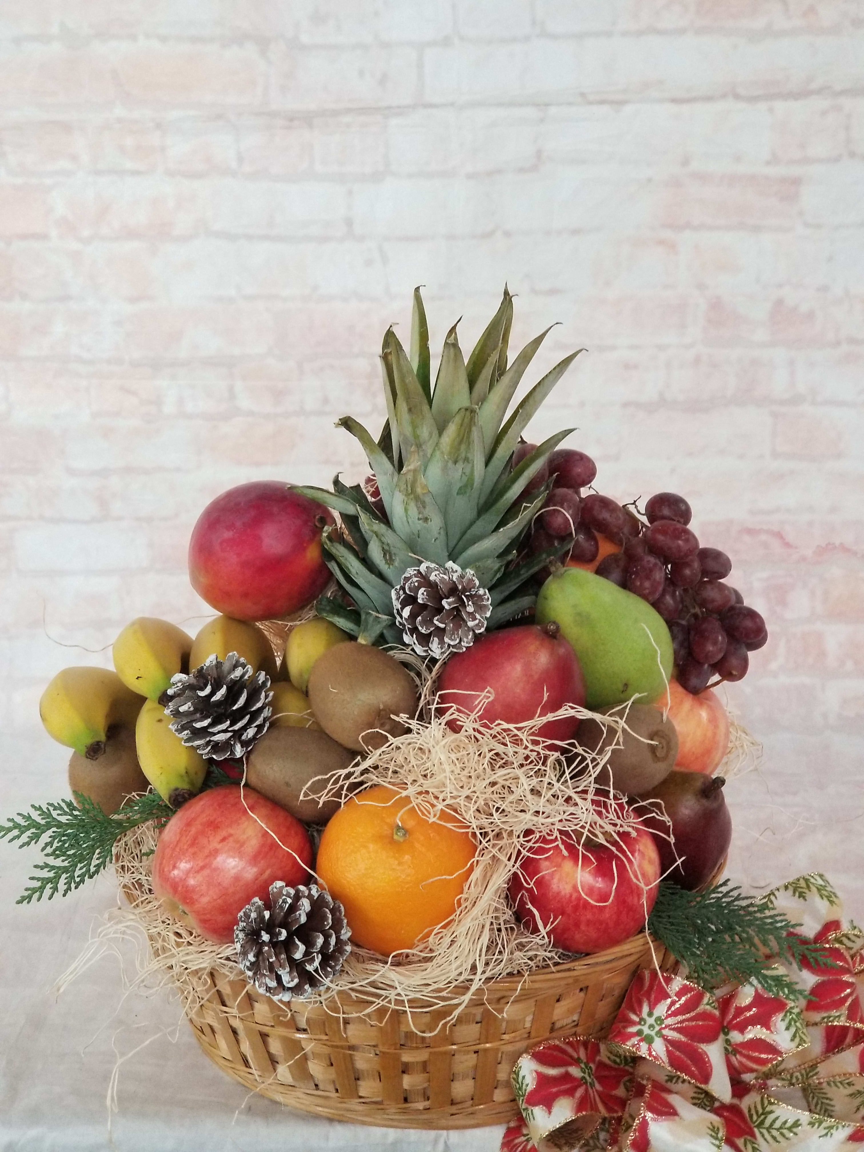 Fruit Basket Fruit Basket - Select this gorgeous basket of seasonal fruit. Fruit will change with season and availability.