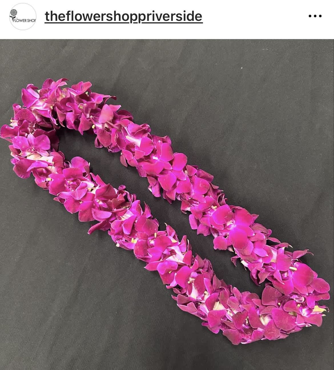 Orchid lei - Graduation lei, need to call for color availability. Some colors include white, purple, pink or customized more than one color may be available. 