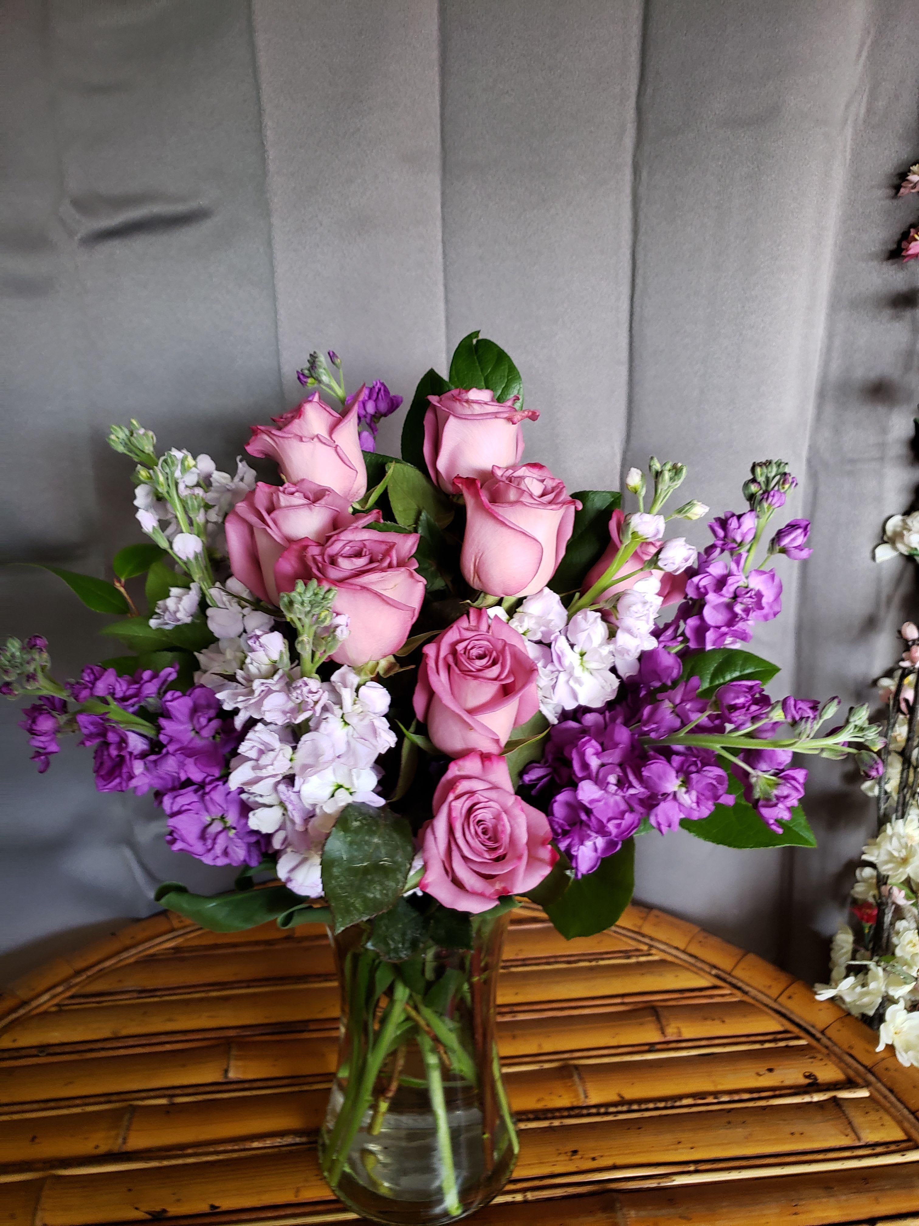 purple and lavender bouquet - purple and lavender