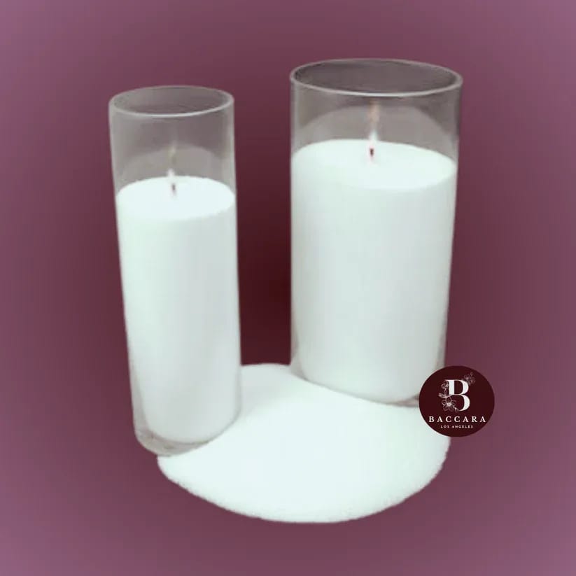 Luxury White Pearl Candles - Illuminate your space with our Luxury White Pearl Candles, designed to add a touch of elegance to any setting. These exquisite candles feature a stunning pearl finish, creating a soft glow that enhances your decor. Perfect for special occasions, cozy evenings, or as a sophisticated gift, these candles elevate any atmosphere with their luxurious appeal.Create a beautiful ambiance with these timeless treasures!   Package includes only the pearl candles and does not include jars.