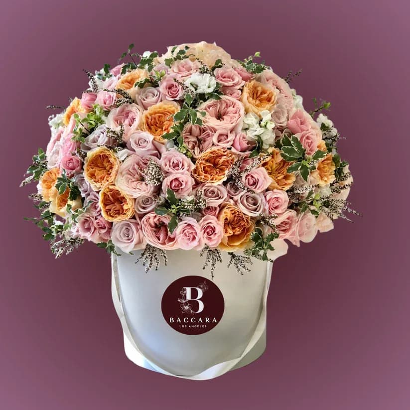 Luxury Signature Flower Box Luxury Signature Flower Box - Make a statement of timeless elegance and refined beauty with our Luxury Signature Flower Box — an exclusive, premium arrangement designed to leave a lasting impression. Filled with a curated selection of luxury handpicked flowers in the color palette of your choice, this sophisticated box is perfect for life’s grandest moments: anniversaries, proposals, milestone celebrations, or luxurious surprises. Highlights: Premium, handpicked luxury flowers in your preferred colors Presented in an exclusive, luxury signature box Perfect for romantic milestones, luxury gifting, and unforgettable moments Elevate any moment with the exquisite beauty of luxury, hand-curated flowers presented in a box designed to impress. Disclaimer: Product images are for reference only. Actual flower shades, box colors, and arrangement styles may vary slightly based on seasonal availability and stock. We always strive to match the overall style, color palette, and quality shown in the photos, ensuring every arrangement is fresh, beautiful, and thoughtfully curated.