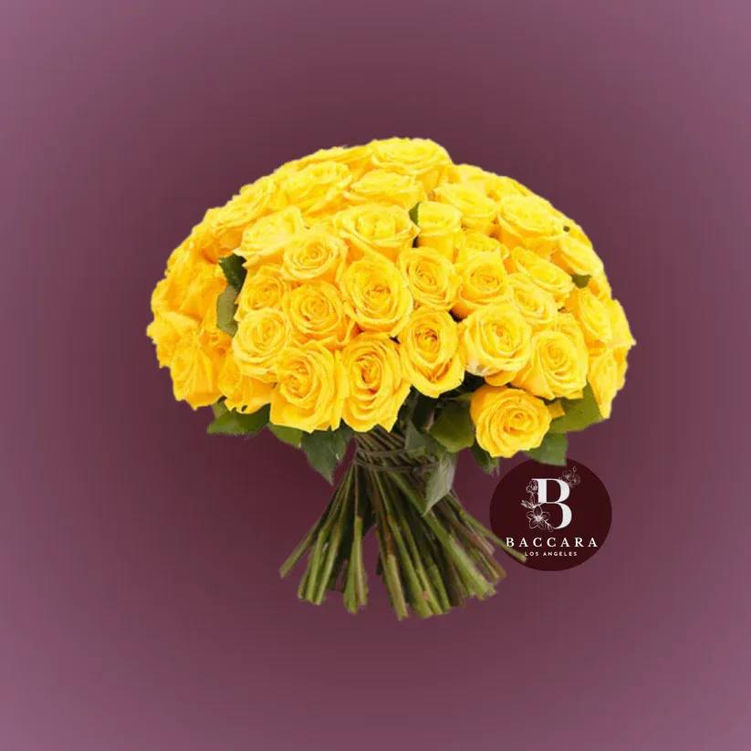 Golden Glow: Pure Yellow Roses Golden Glow: Pure Yellow Roses - Bring warmth, joy, and sunshine into any moment with our Golden Glow Bouquet, featuring handpicked yellow roses in the quantity of your choice. Symbolizing friendship, happiness, and fresh beginnings, these radiant blooms are perfect for birthdays, thank-you gestures, or simply brightening someone's day. Each rose is carefully selected for its vibrant golden hue and lush, velvety petals — thoughtfully arranged to create a cheerful, heartwarming bouquet. Highlights: Farm-fresh, premium yellow roses — choose your ideal quantity Expertly hand-arranged for a bright, elegant presentation Perfect for celebrations, friendship, or sending a little sunshine Optional luxury wrapping and personalized message available Send a burst of sunshine with the timeless beauty of yellow roses, in the perfect quantity for any occasion.