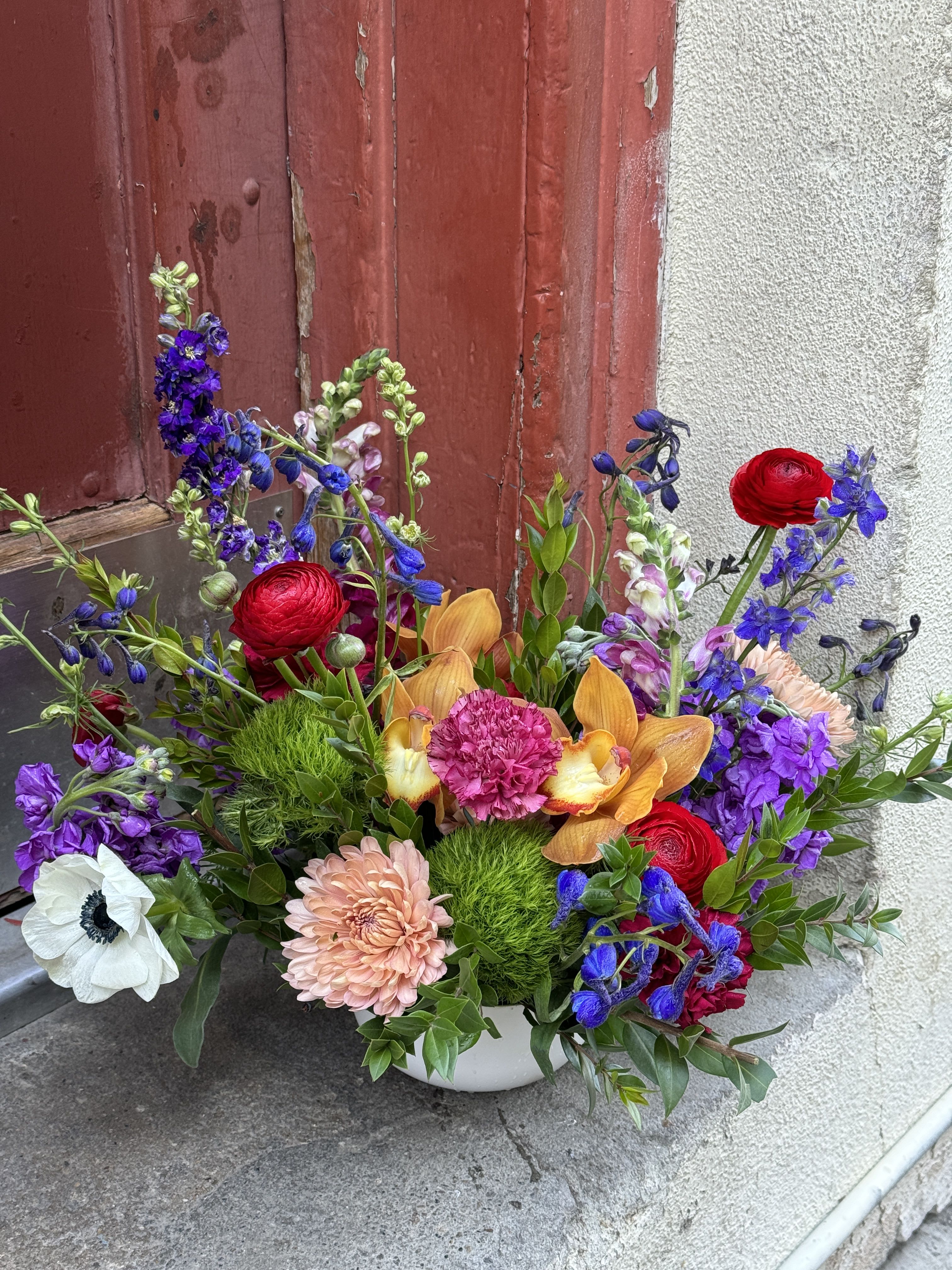 Bold + Beautiful Bold + Beautiful - Inspired by rich and luxurious jewel tones, this arrangement is bursting with colorful expressions perfect for any and all occasions.