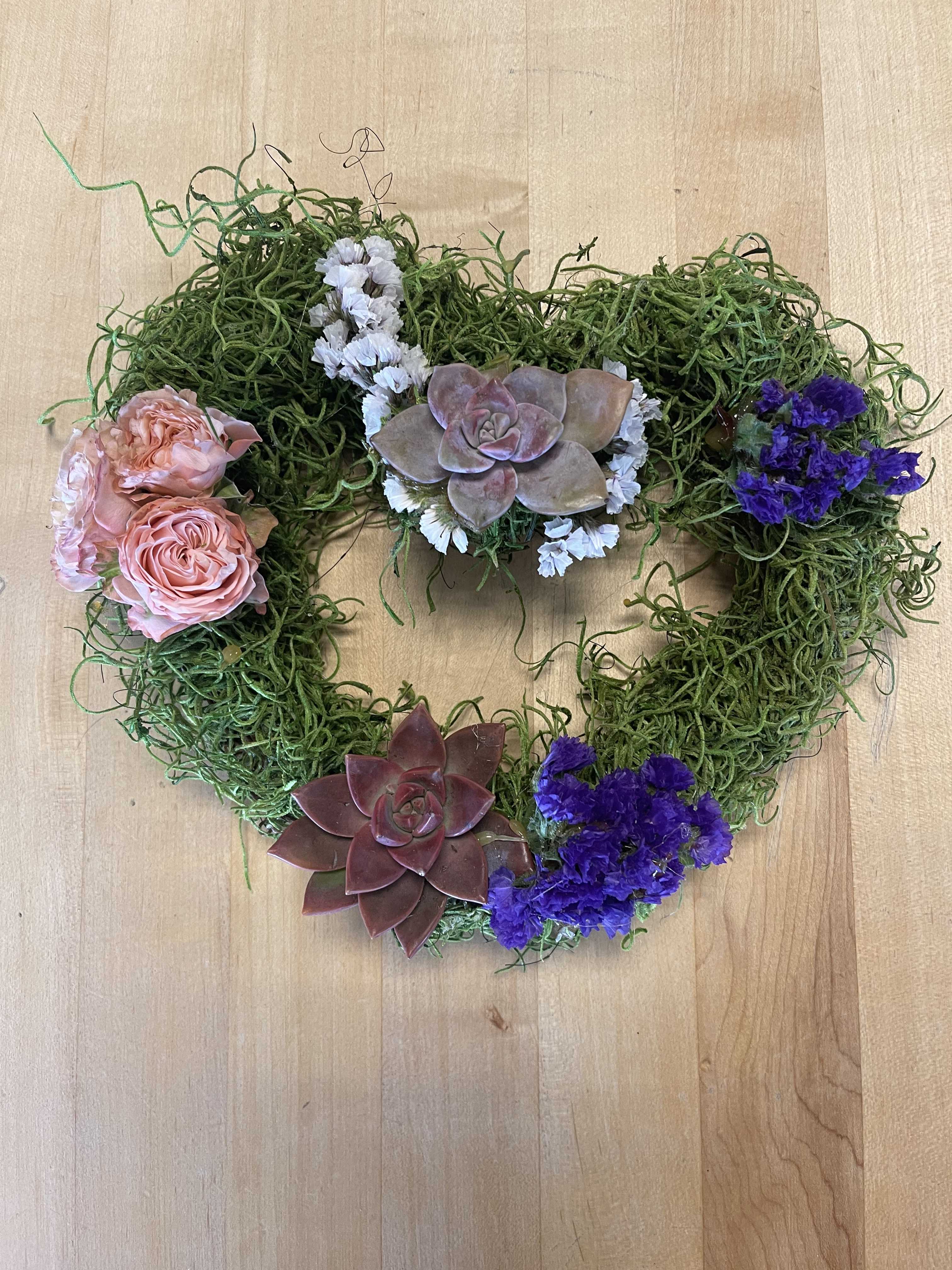 Heart give her a heart! - This beautiful little heart is made of all-natural real material and will last for years