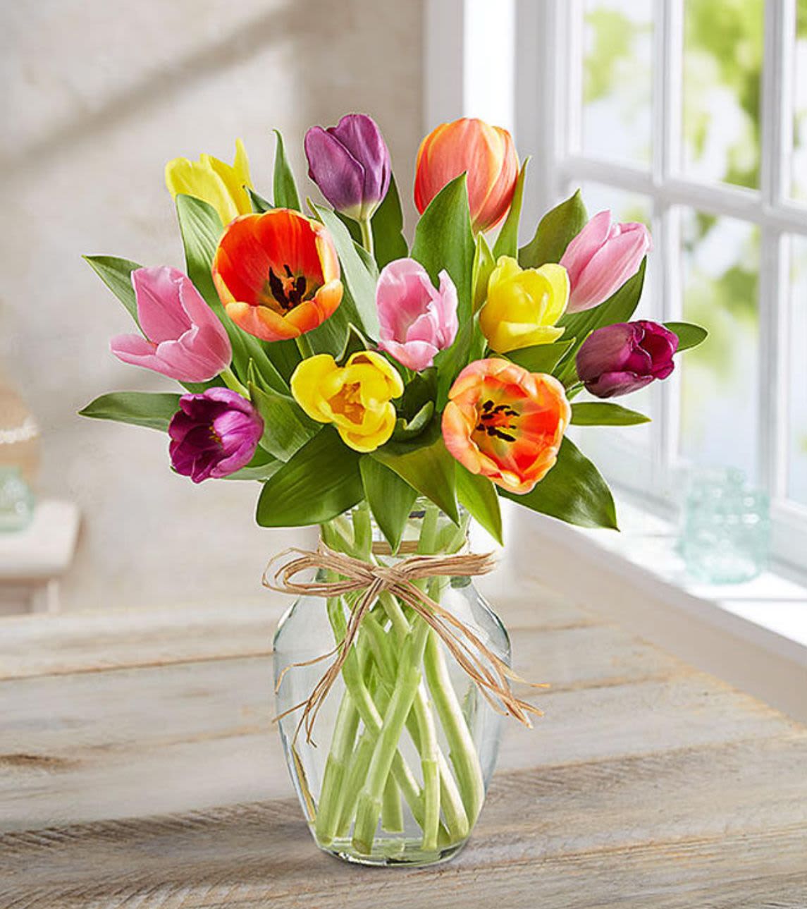 Amazing Tulips - Bouquet will be delivered approximately as pictured with assorted tulips. 