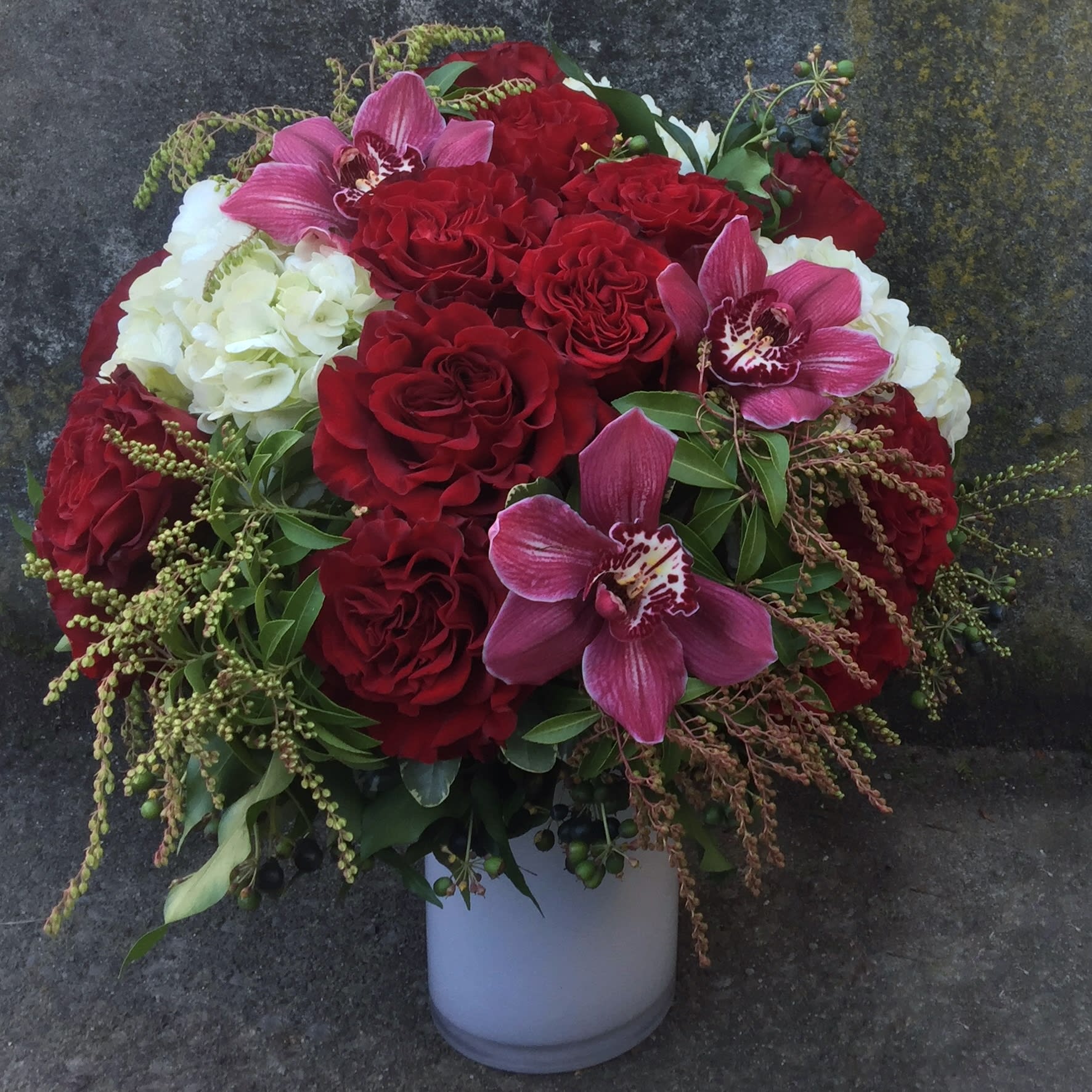 Eightin Roses Signature Roses - Eighteen Red Rose Arrangementby Fiori Floral Design