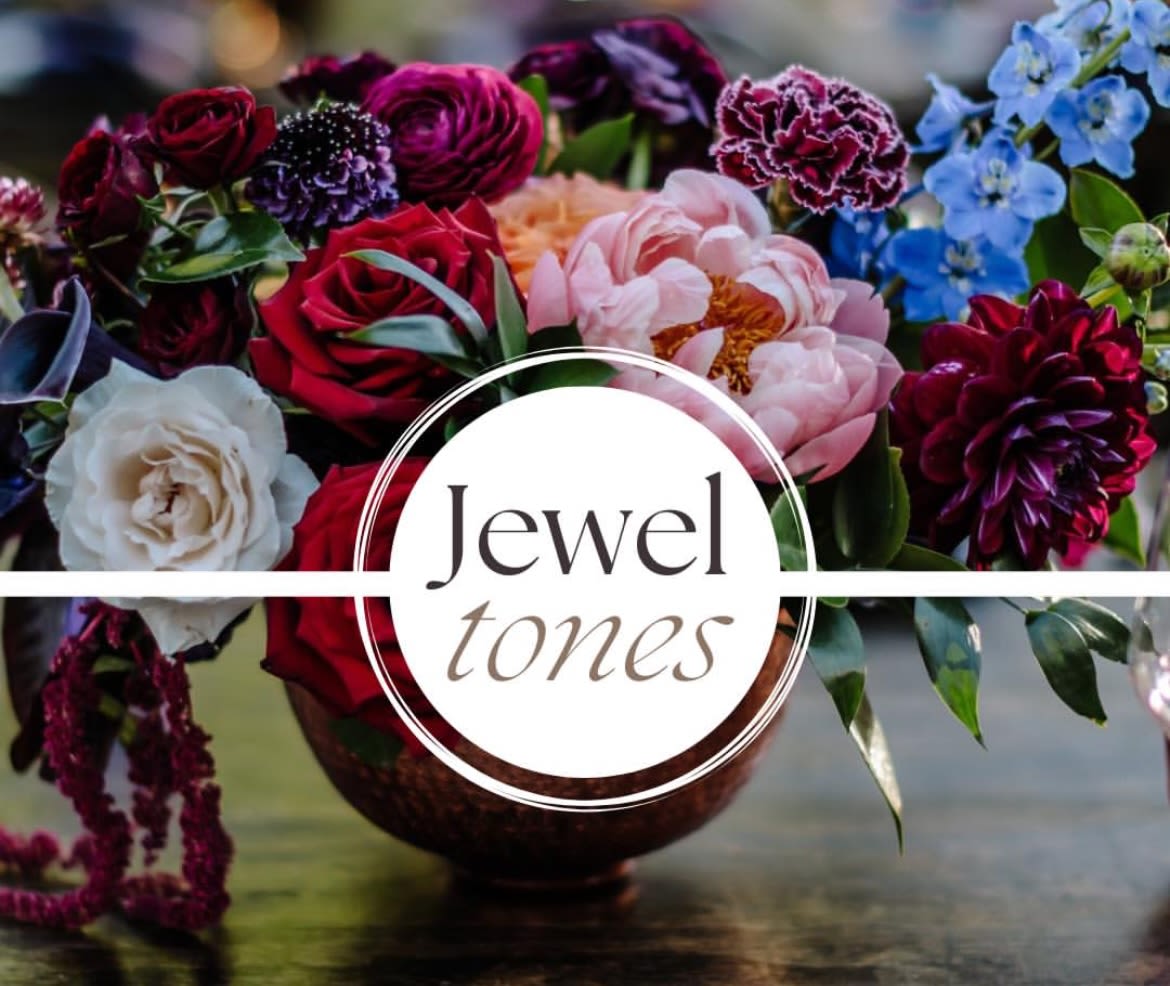Jewel tones Designers Choice - These arrangements will be  made with beautiful deep colorful flowers soloist colors to jewels. It’s a wonderful color for love, Valentine’s Day, Anniversary or for someone who enjoys darker colors with pops of vibrant color through out it. We have had many customers love it. 