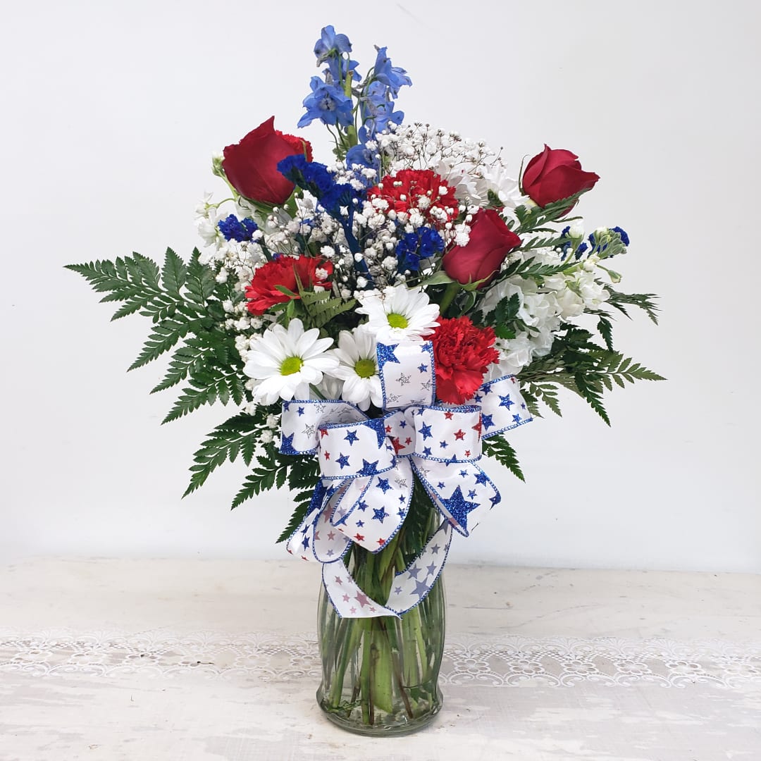 Freedom Rings - Tribute bouquet that celebrates and honors the founding principles we hold self-evident.