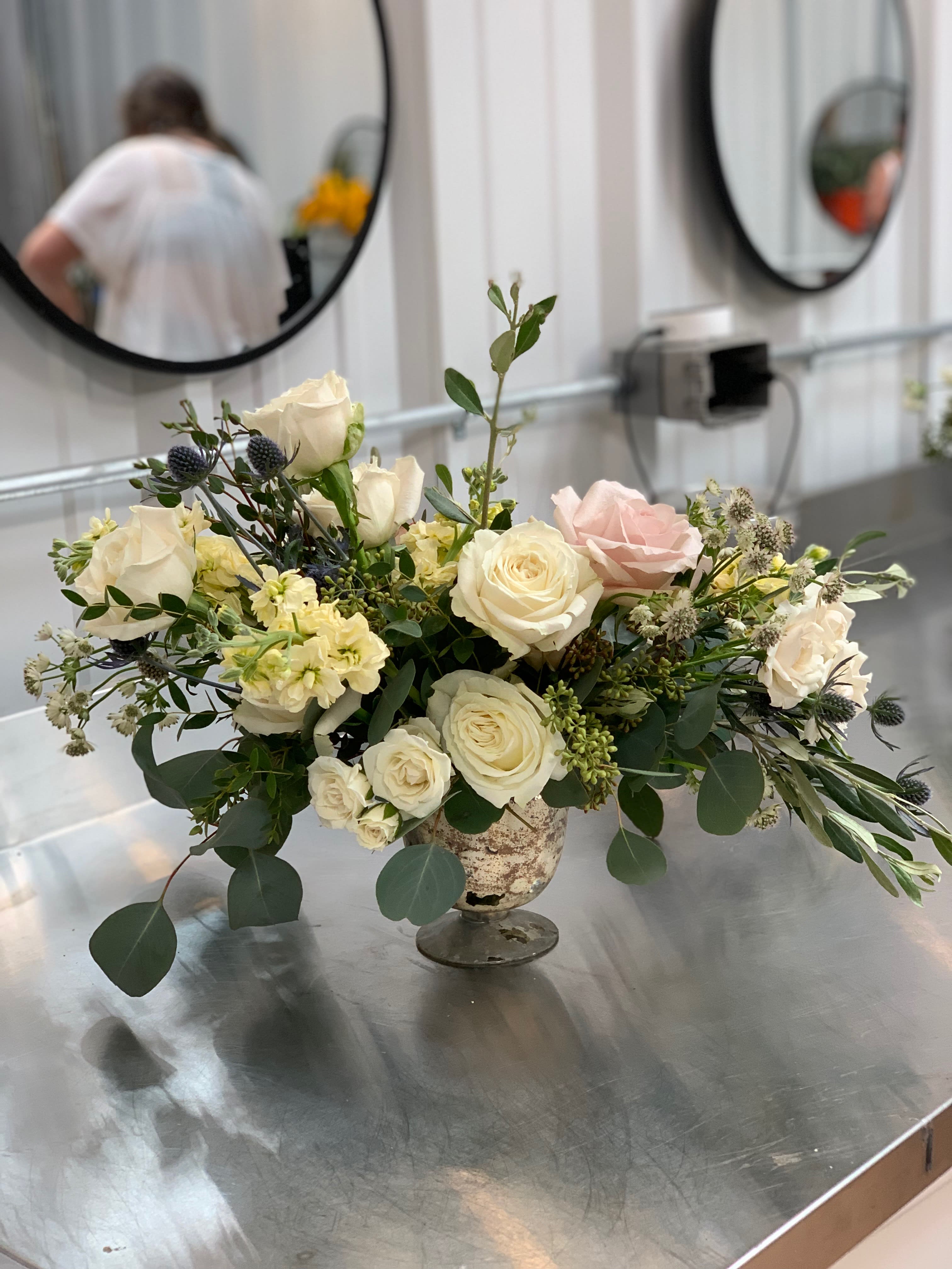 French Country Compote - Wild organic arrangement with a French flair