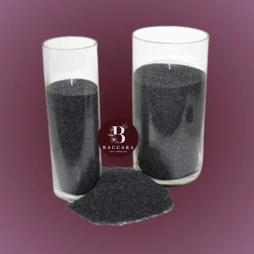 Sophisticated Black Pearl Candles - Elevate your decor with our Sophisticated Black Pearl Candles, the perfect blend of luxury and style. These exquisite candles feature a striking pearl finish that adds a touch of glamour to any setting. Ideal for creating an elegant ambiance for special occasions or enhancing your everyday decor, these candles are a must-have for any sophisticated space.  Package includes only the pearl candles and does not include jars.
