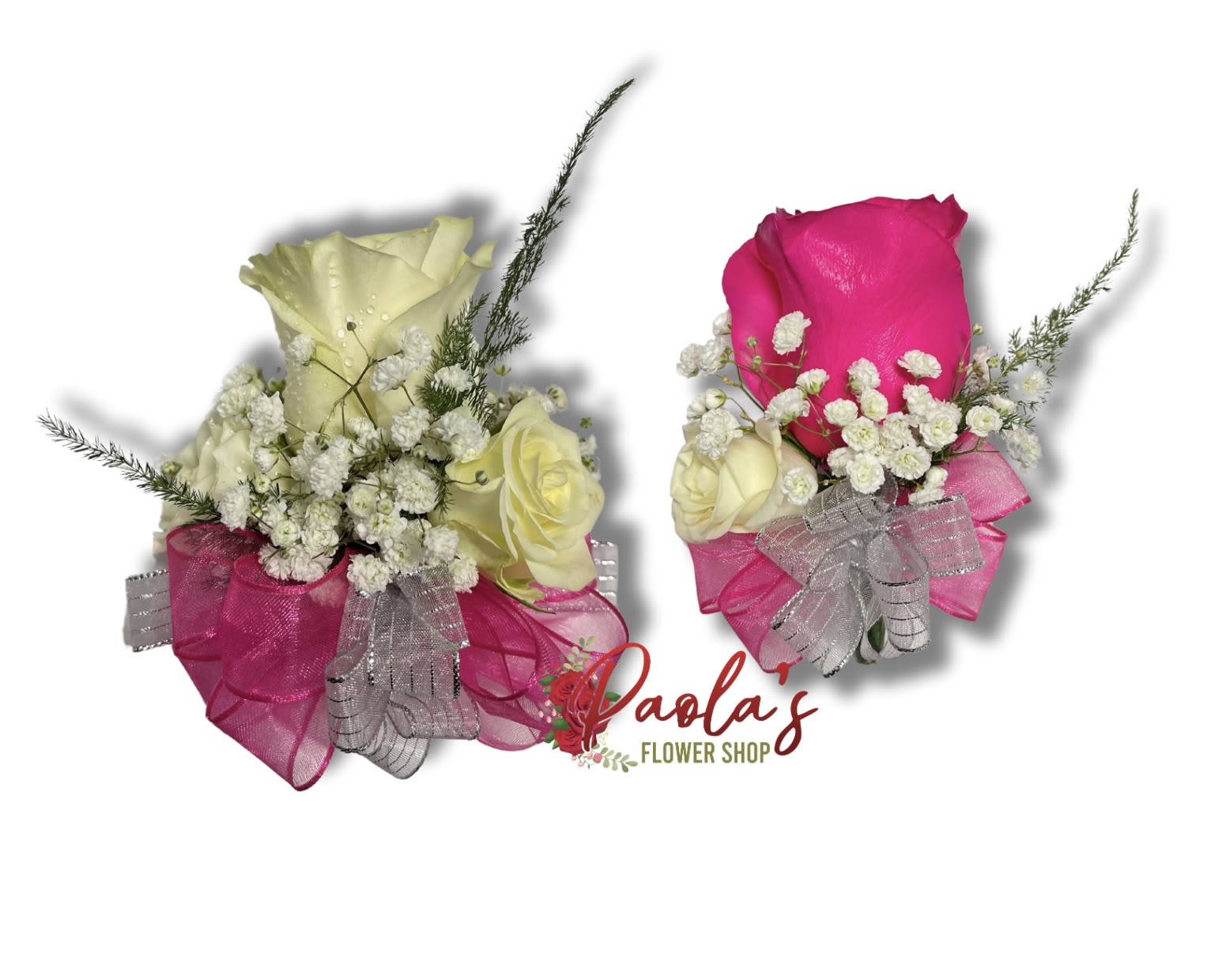 hot pink corsage hot pink corsage - hot pink touches
