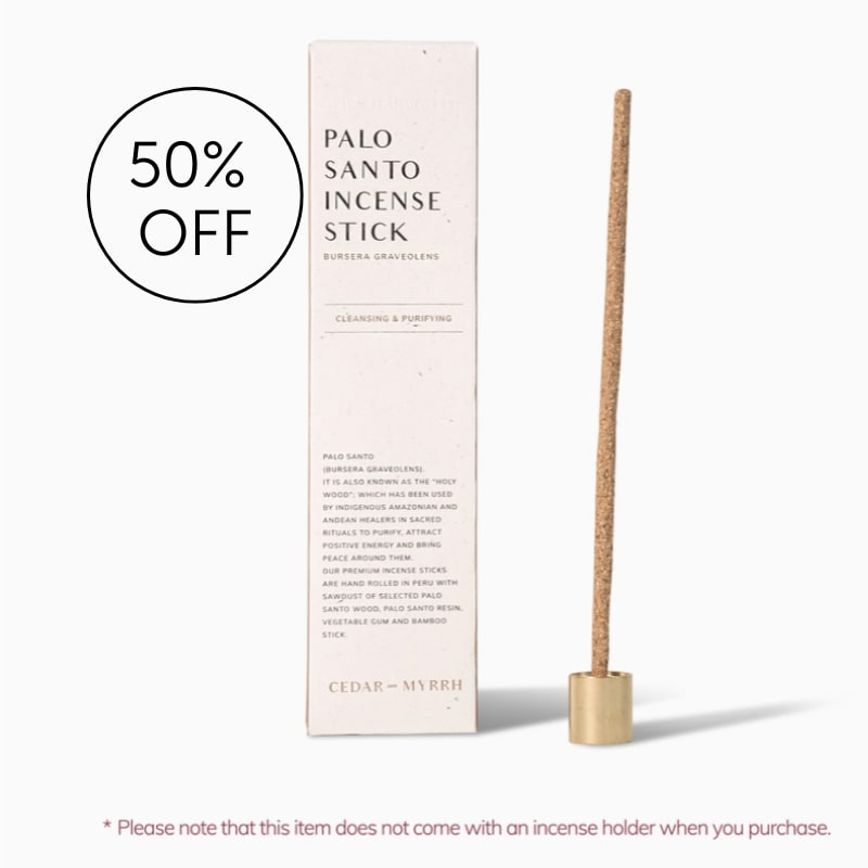 SALE 50% OFF- Hand Rolled Palo Santo Incense - Palo Santo, also known as the Holy Wood has been used by Indigenous Amazonian and Andean healers in sacred rituals to purify, attract positive energy and bring peace around them.   Scent: Pine, Mint, Lemon, Fireplace, Sweet.  7 Sticks - 45 minute burn time each.