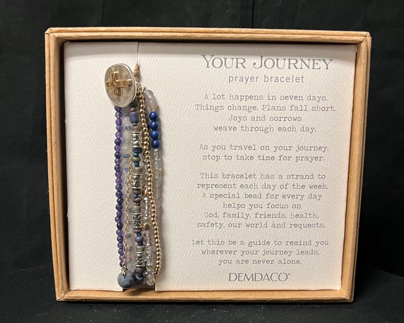 "Your Journey" Seven Strand Bracelet (Blue) "Your Journey" Seven Strand Bracelet (Blue) - This bracelet has a uniquely beaded strand to represent each day of the week.