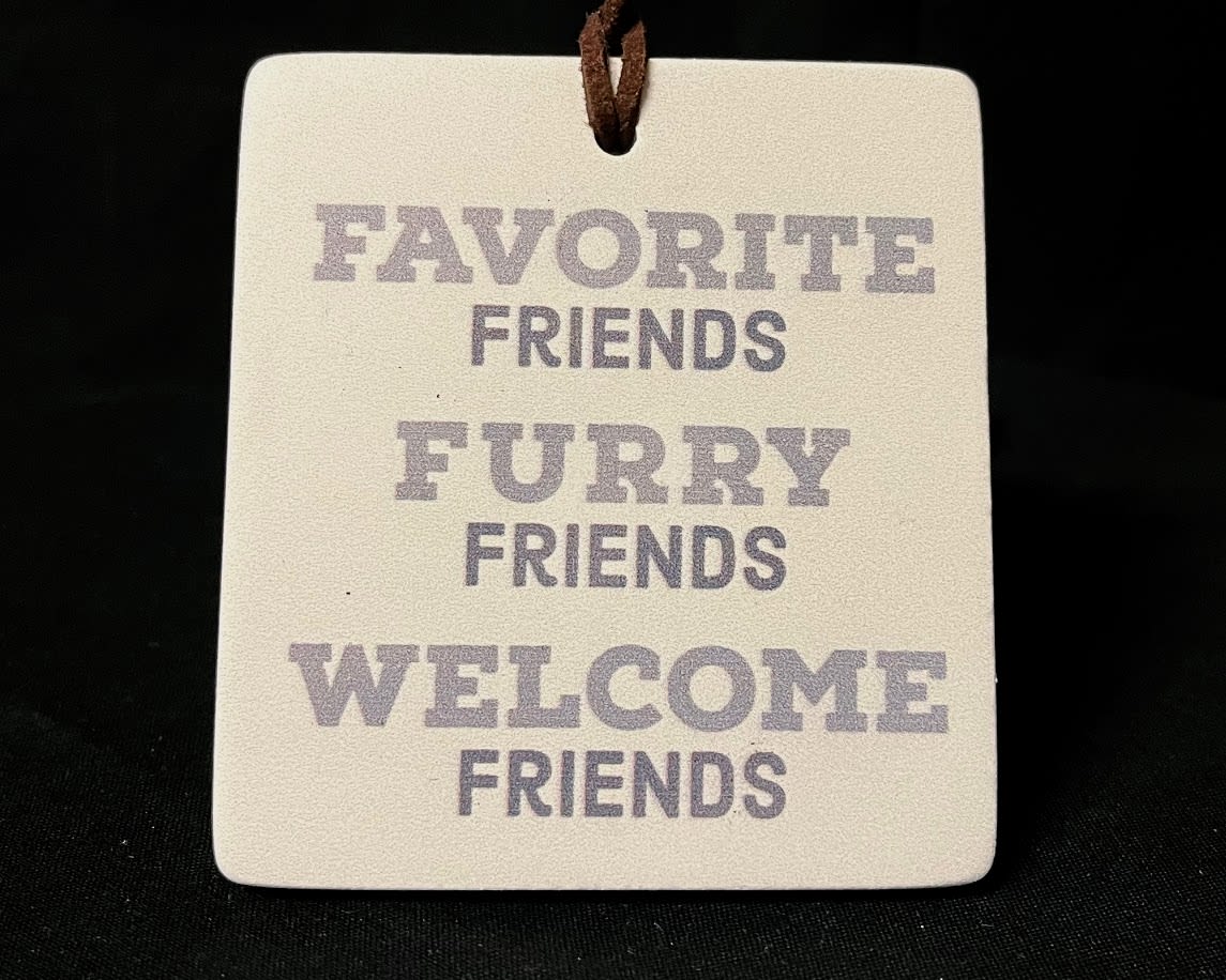 Hanging Ornamental Magnet (Friends) Hanging Ornamental Magnet (Friends) - This hanging ornament comes with a magnet attached for more display options!