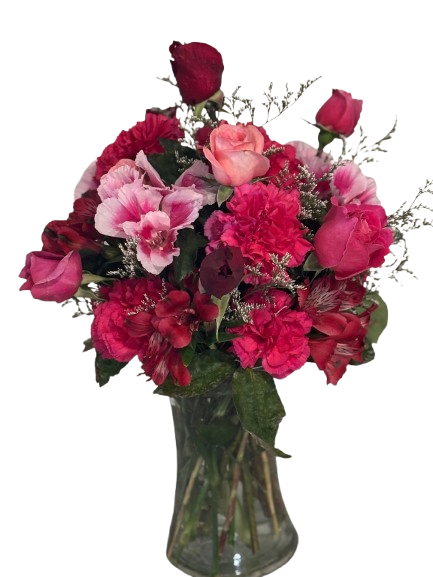 Mixed Flowers Bouquet - A bouquet with a beautiful mixture of flowers fresh from the garden. You will love to give these to your loved one for any occasion.