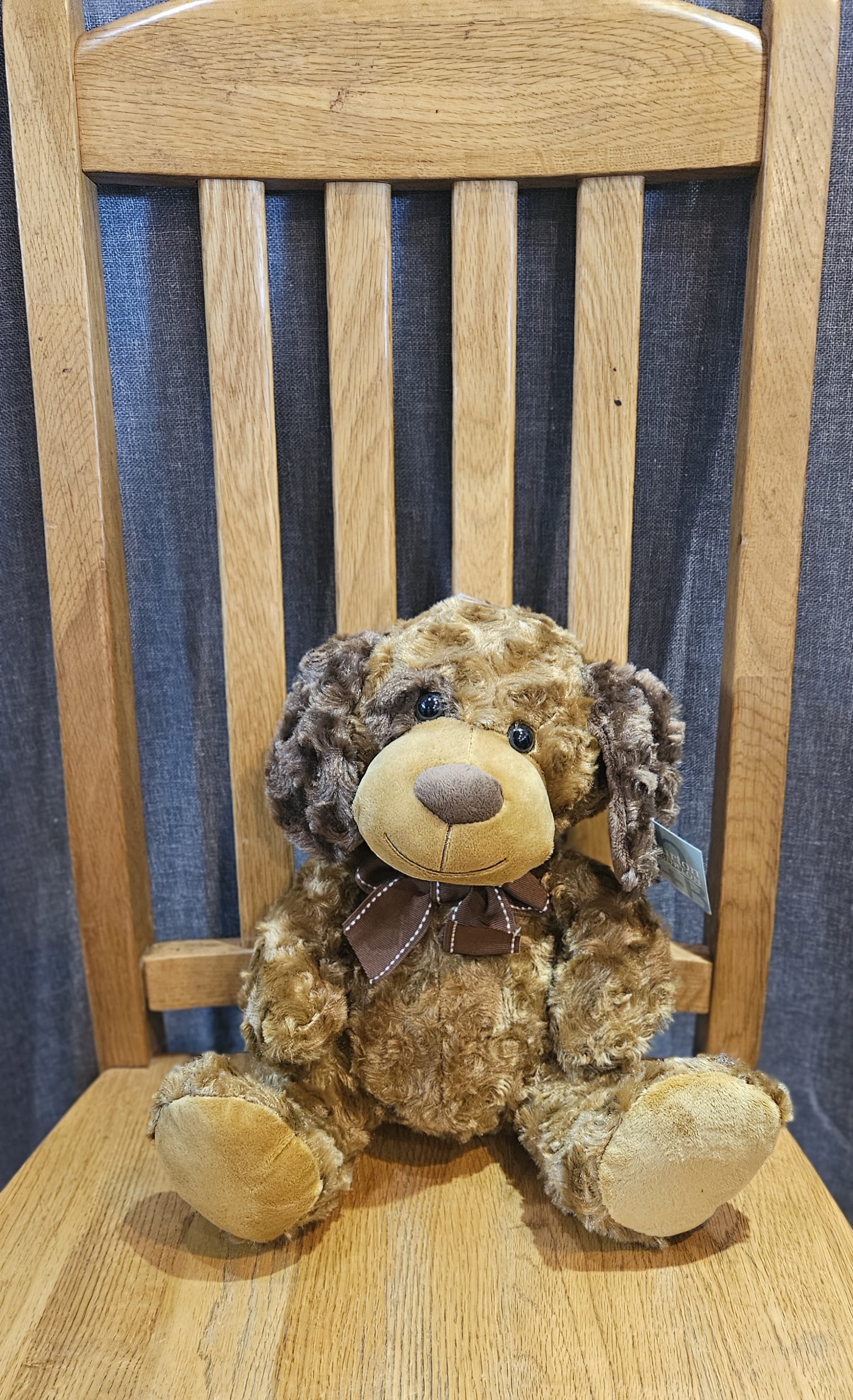 Drizzle the puppy - Light and dark brown puppy very soft and ready for hugs 11&quot;