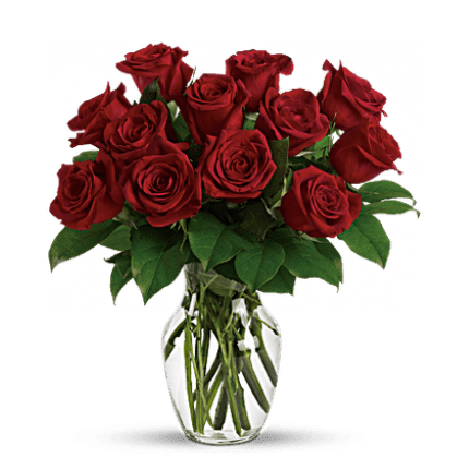 Classic romance bouquet - Our dramatic short stem bouquet