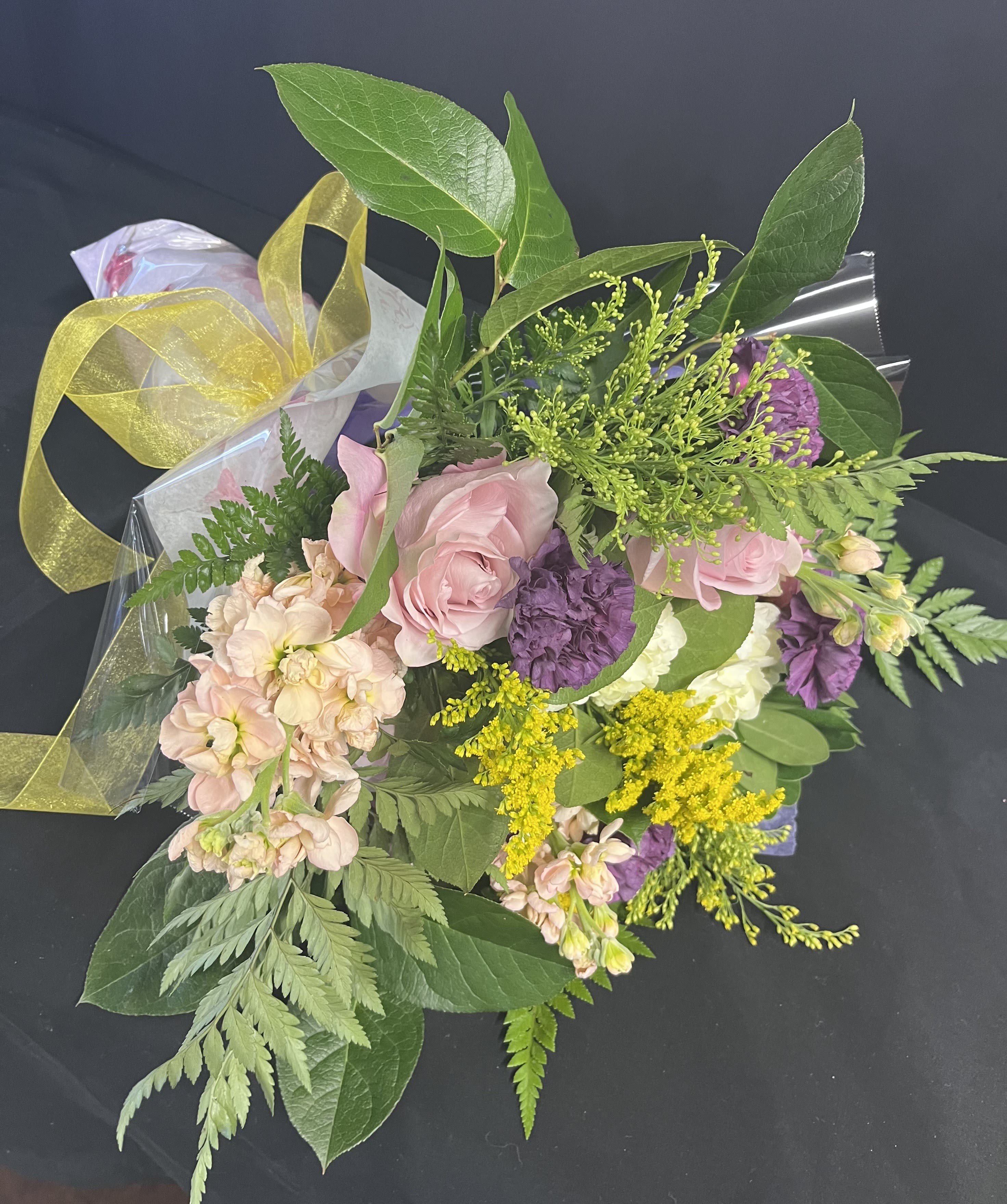 Florist Choice Every Day Wrap - Beautifully designed!  Blooms are wrapped in unique paper  Freshest blooms gaurenteed.