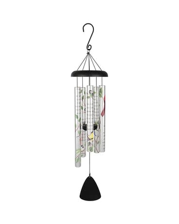 Those We Love 38&quot; Windchime - 38&quot; Windchime Those We love &quot;Those we love can never be more than a thought away. For as long as there's a memory they live in our hearts to stay.&quot; Displayed on a 48&quot; easel with a bow.