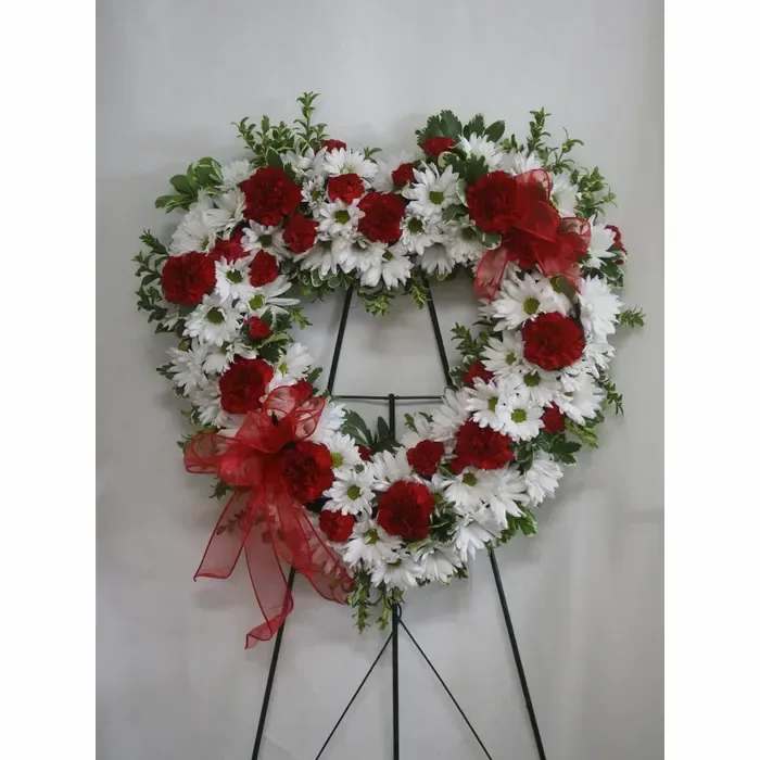 Goodbye with daisies Goodbye with daisies - Beautiful heart full of daisies with a touch of carnations