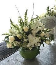 WELCOME TABLE FLORAL DISPLAY- ON SALE WAS $320 - WELCOME TABLE FLORAL DISPLAY AVA. IN DIFFERENT COLORS