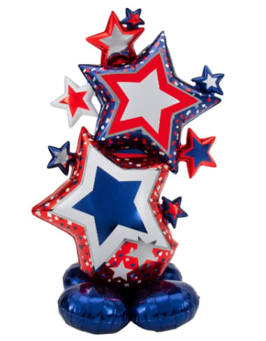 59in 4th July AirLoonz 59in 4th July AirLoonz - 59in 4th July inspired decorative balloon that is get for any party or get together...