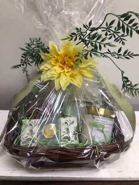 Luxury Basket Luxury Basket - Pamper yourself or someone you hold dear with hand wash, body lotion. milled soap, and other bath products.