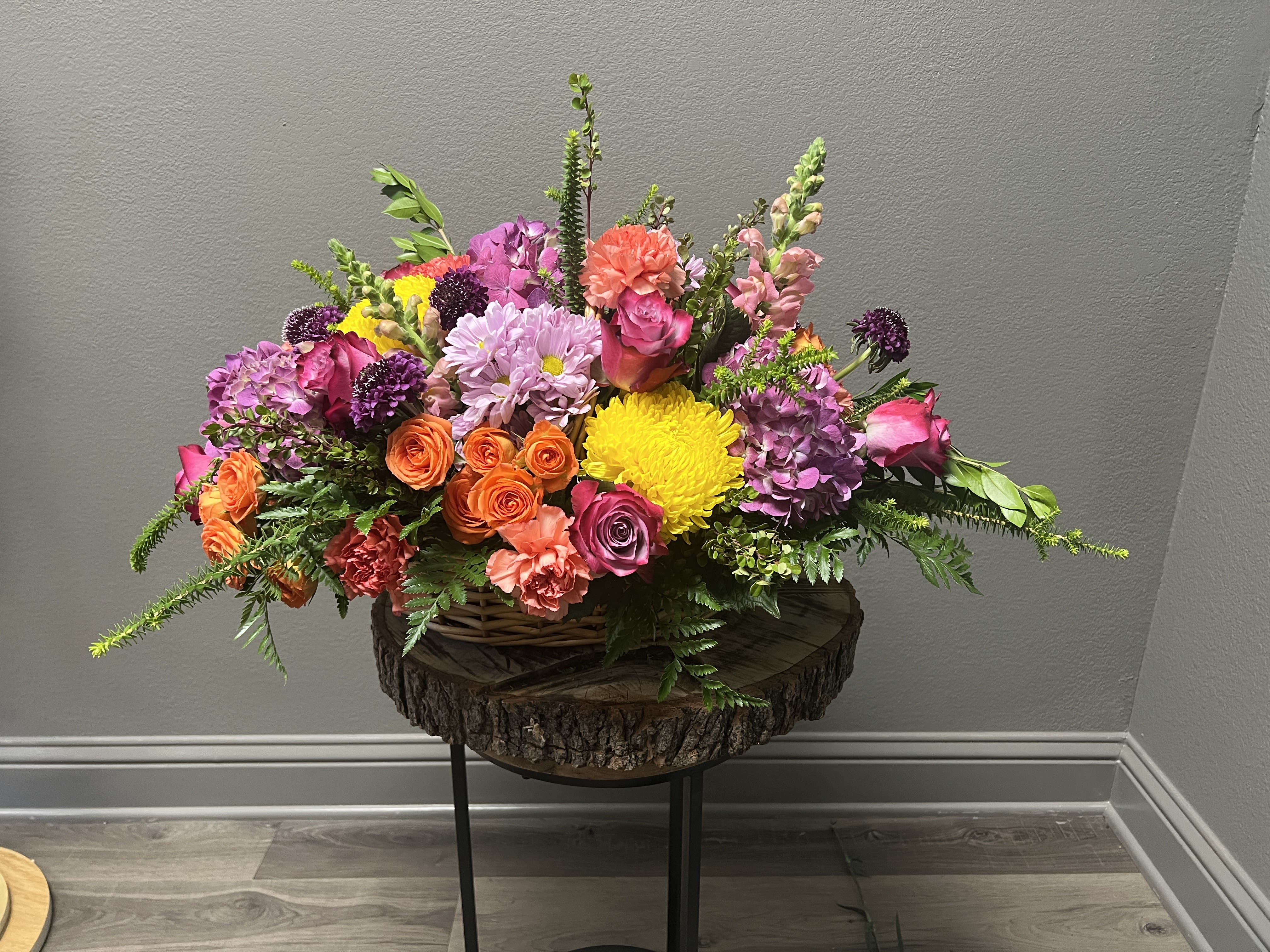 A Special Thank You - Tell someone thank you with a beautiful floral arrangement full of several different flowers and greenery.