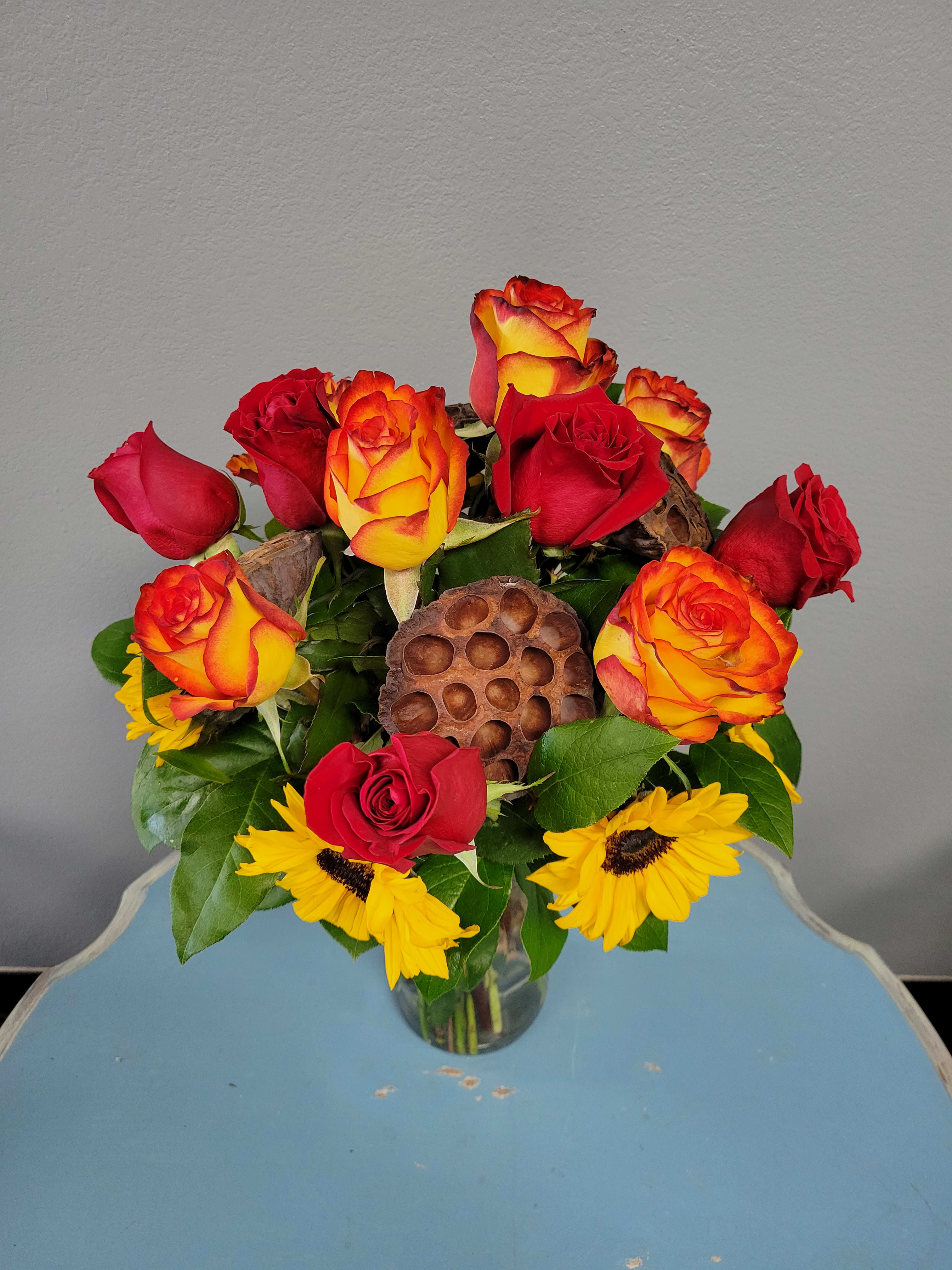 desgin 73 desgin 73 - roses and sunflowers