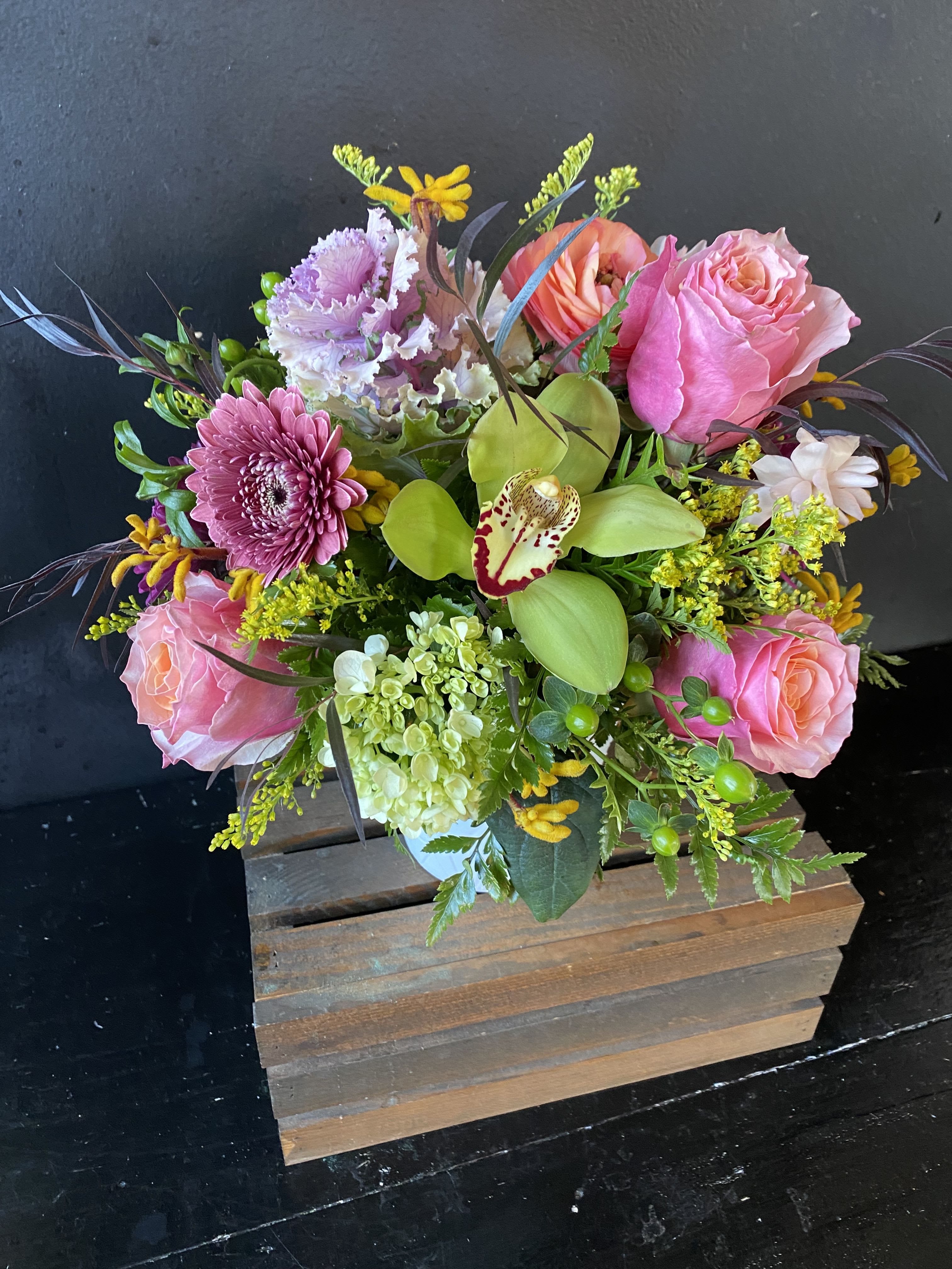 Summer Punch  - A bright mix of purples, greens, pinks, oranges &amp; yellows for that tropical feel.