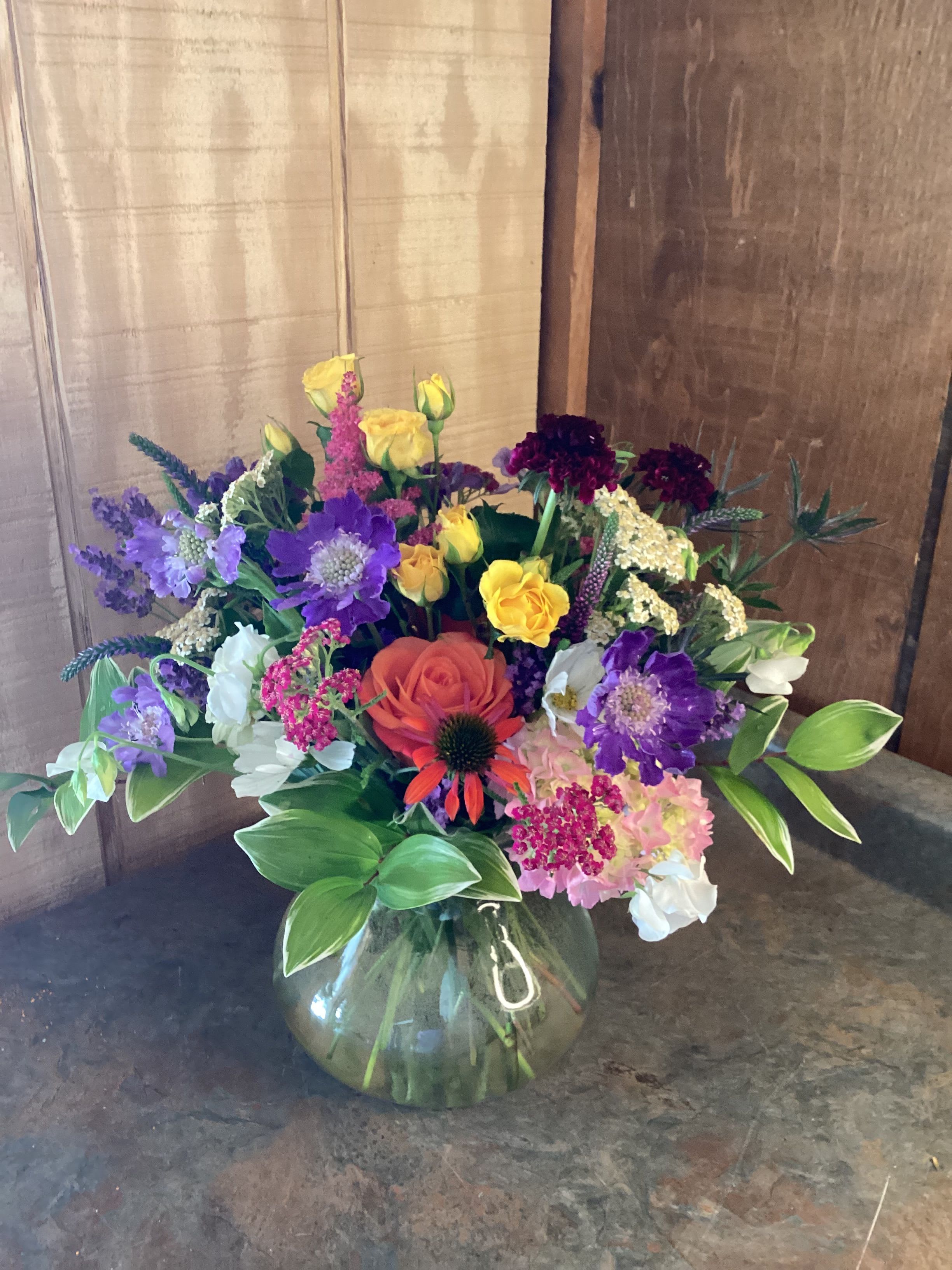 Cottage View Cottage View - Mixed arrangement of wide variety of cottage flowers