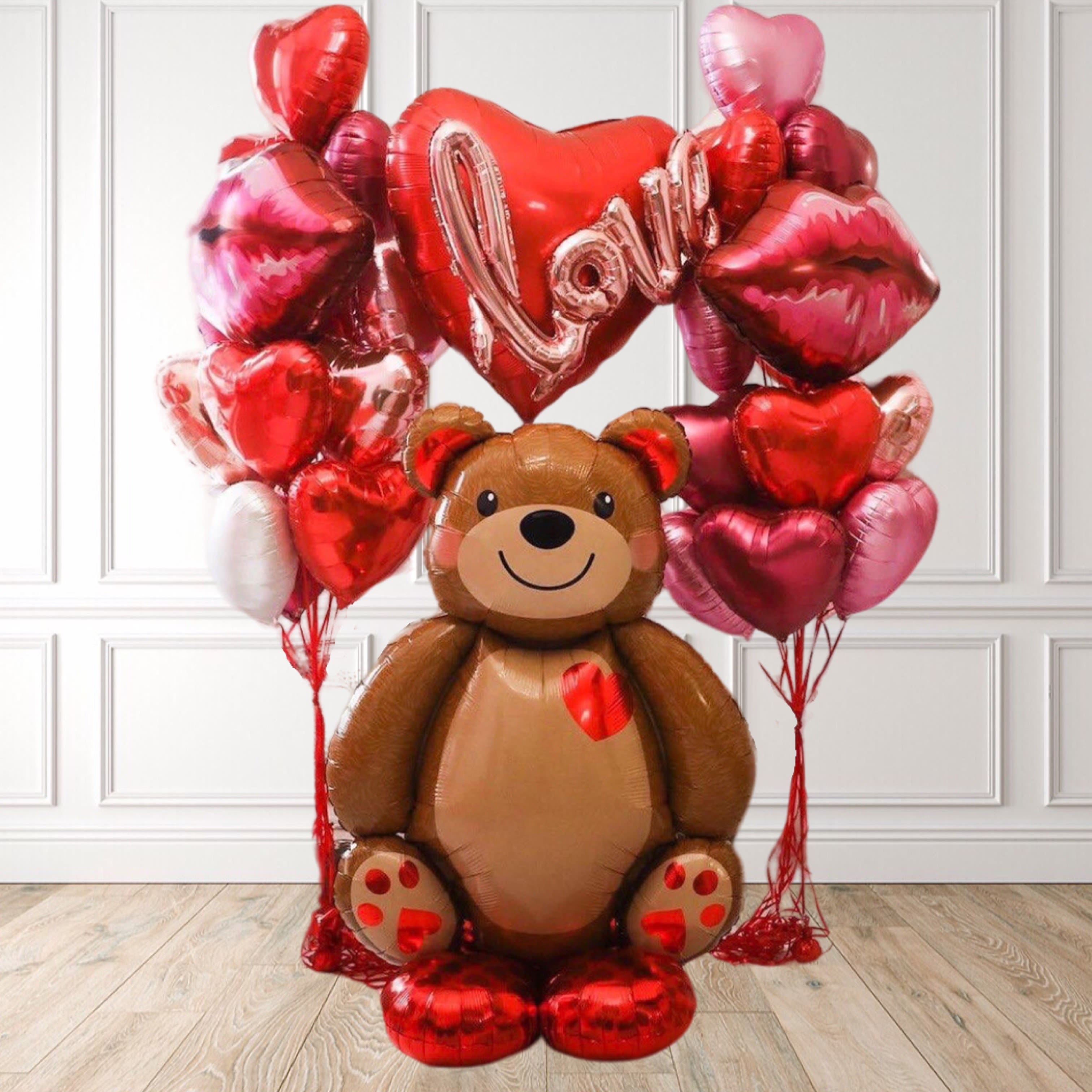 “To my most beloved” - balloon Set “To my most beloved” - balloon Set - Make your loved one happy, give her balloons and a huge airy Teddy Bear