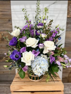 Through the Years Through the Years - Traditional shape with not so traditional florals.
